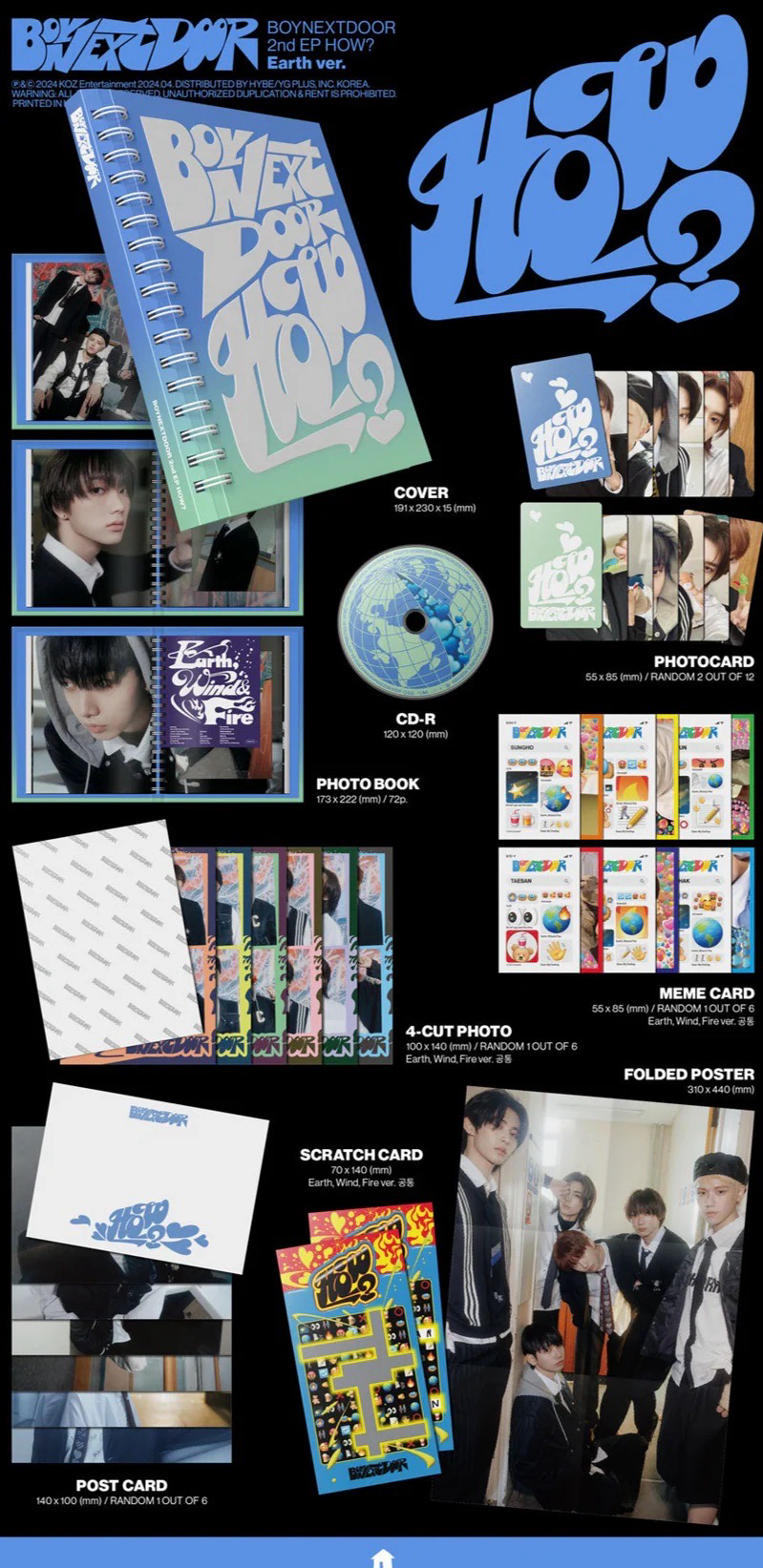 Earth ver. 專輯配置