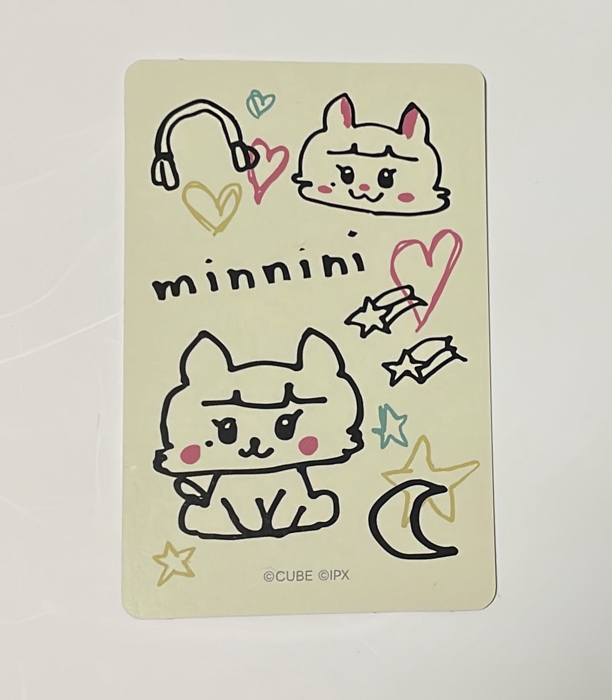 i-dle 米妮 迷七快閃店手繪小卡