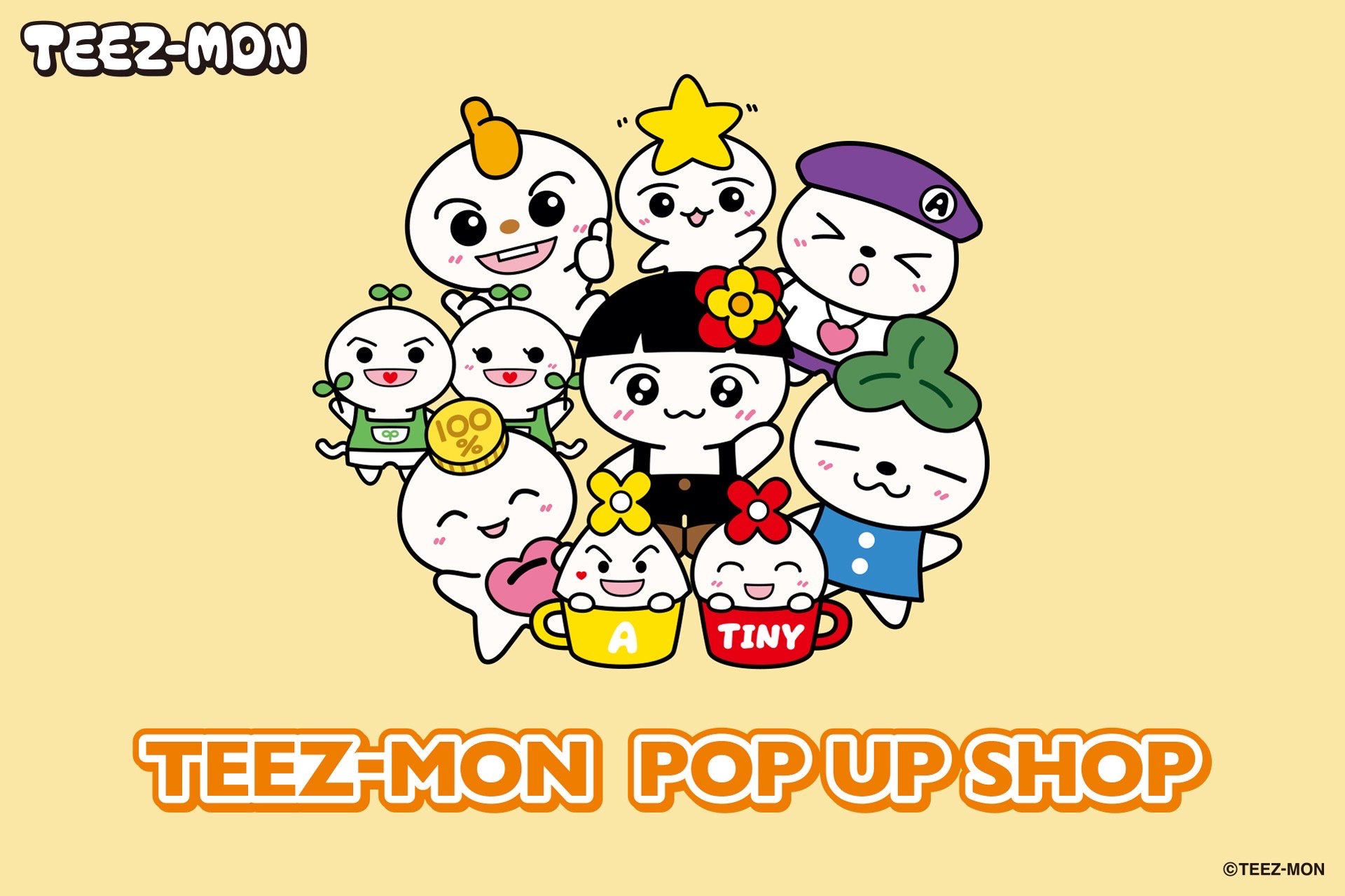 TEEZ-MON POP UP SHOP IN JAPAN