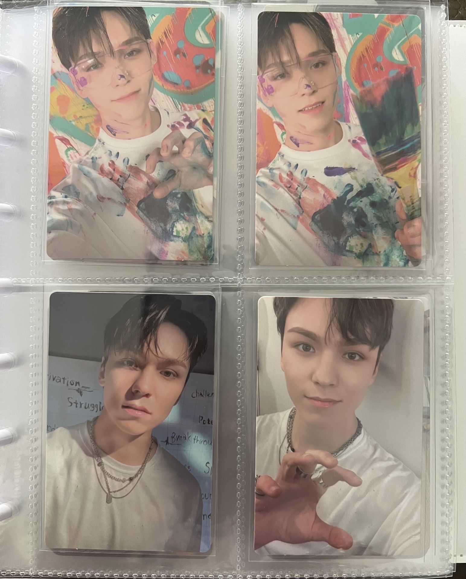 SEVENTEEN 正四克拉盤 油彩盤 崔瀚率 VERNON