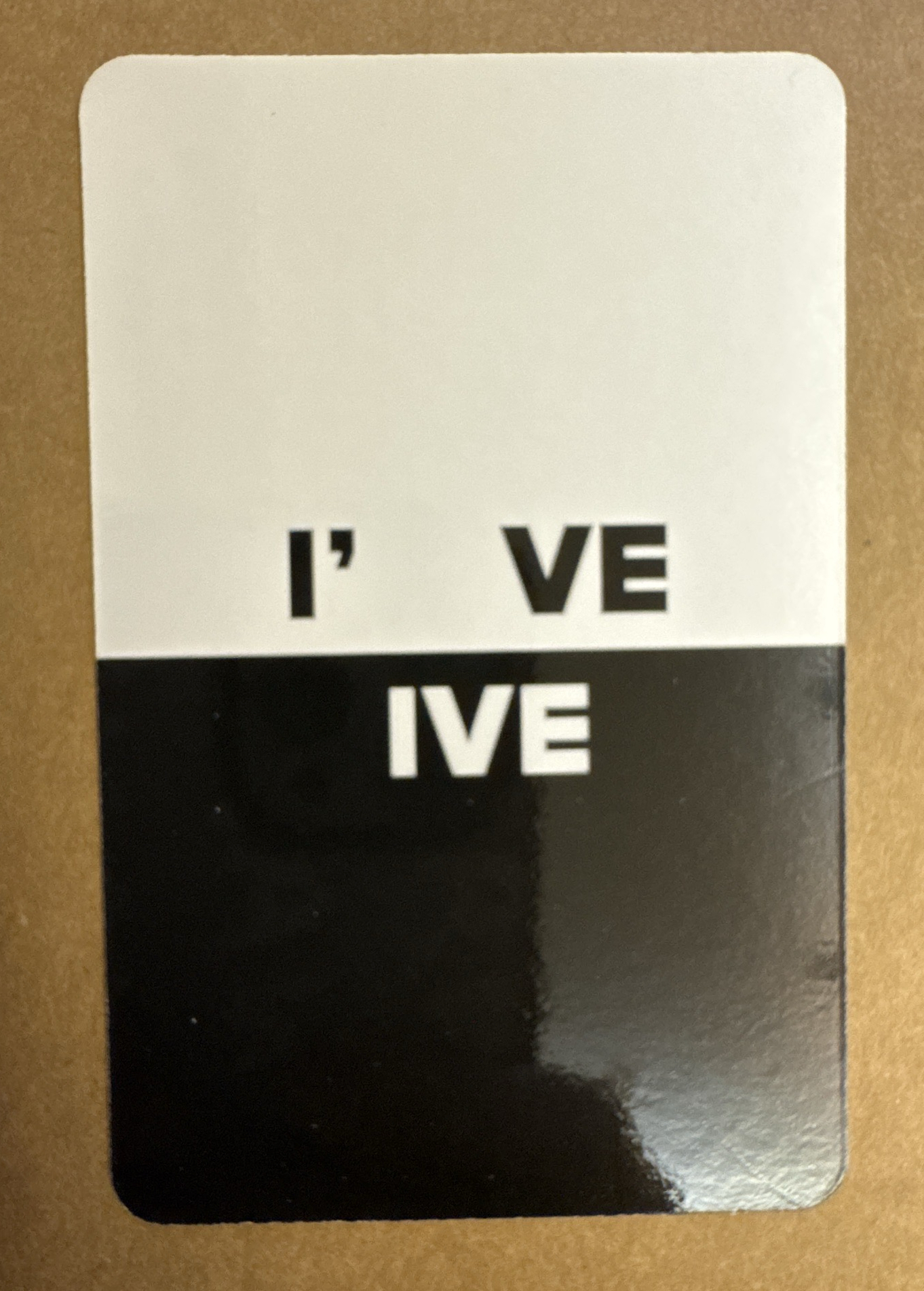I've IVE 專輯卡 