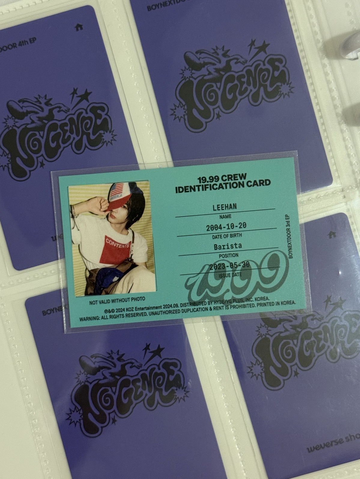 19.99 專卡 ID卡 李涵