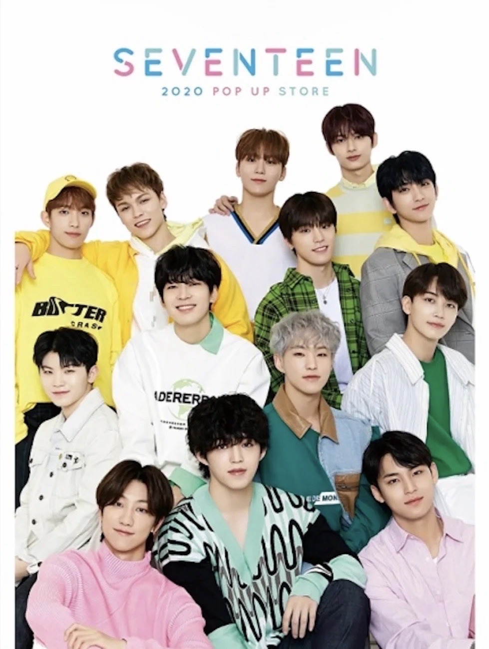 SEVENTEEN 2020 Japan Pop Up Store : Fabric Poster