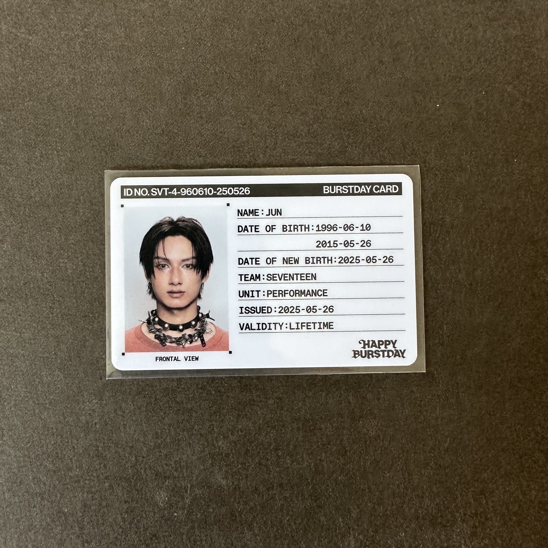 文俊輝Jun 正規五 ID卡