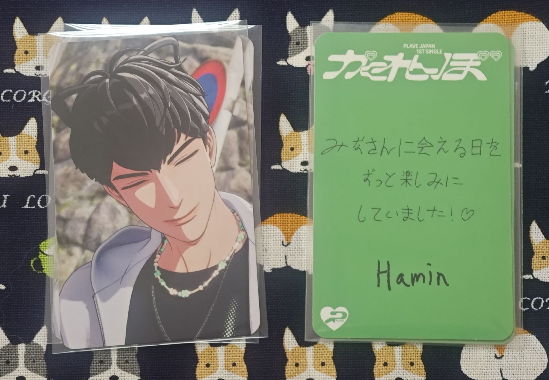 かくれんぼ|日專固配|河玟貓耳+手寫卡