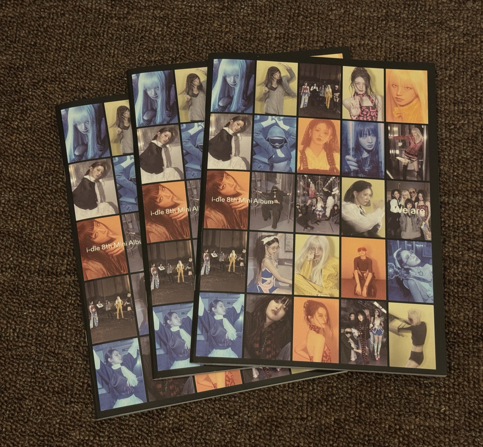 I-dle We Are 迷八 Poca特別專 空專附隨機明信片（可許願）、歌詞紙