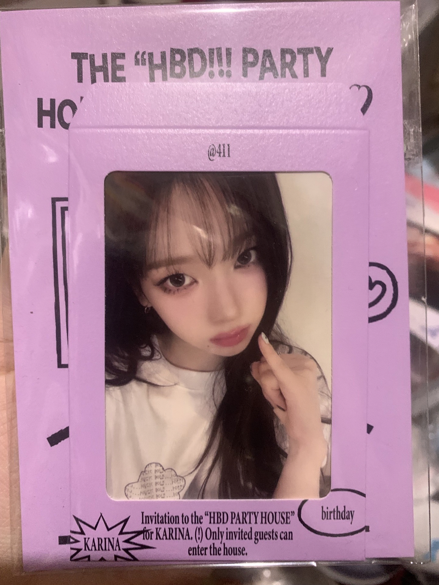 Karina 2025 生日卡