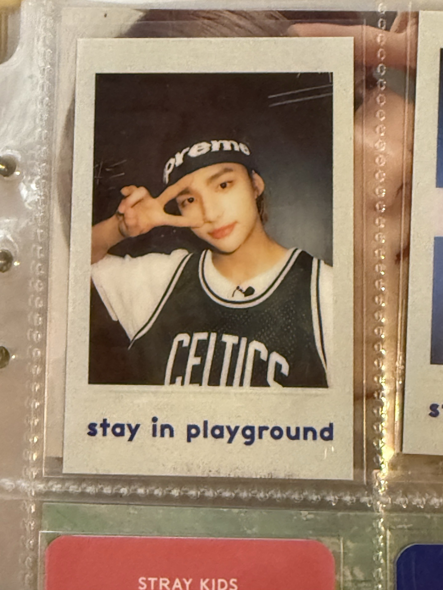 Stray kids 迷孩 黃鉉辰 小卡 特典卡拍立得  操場