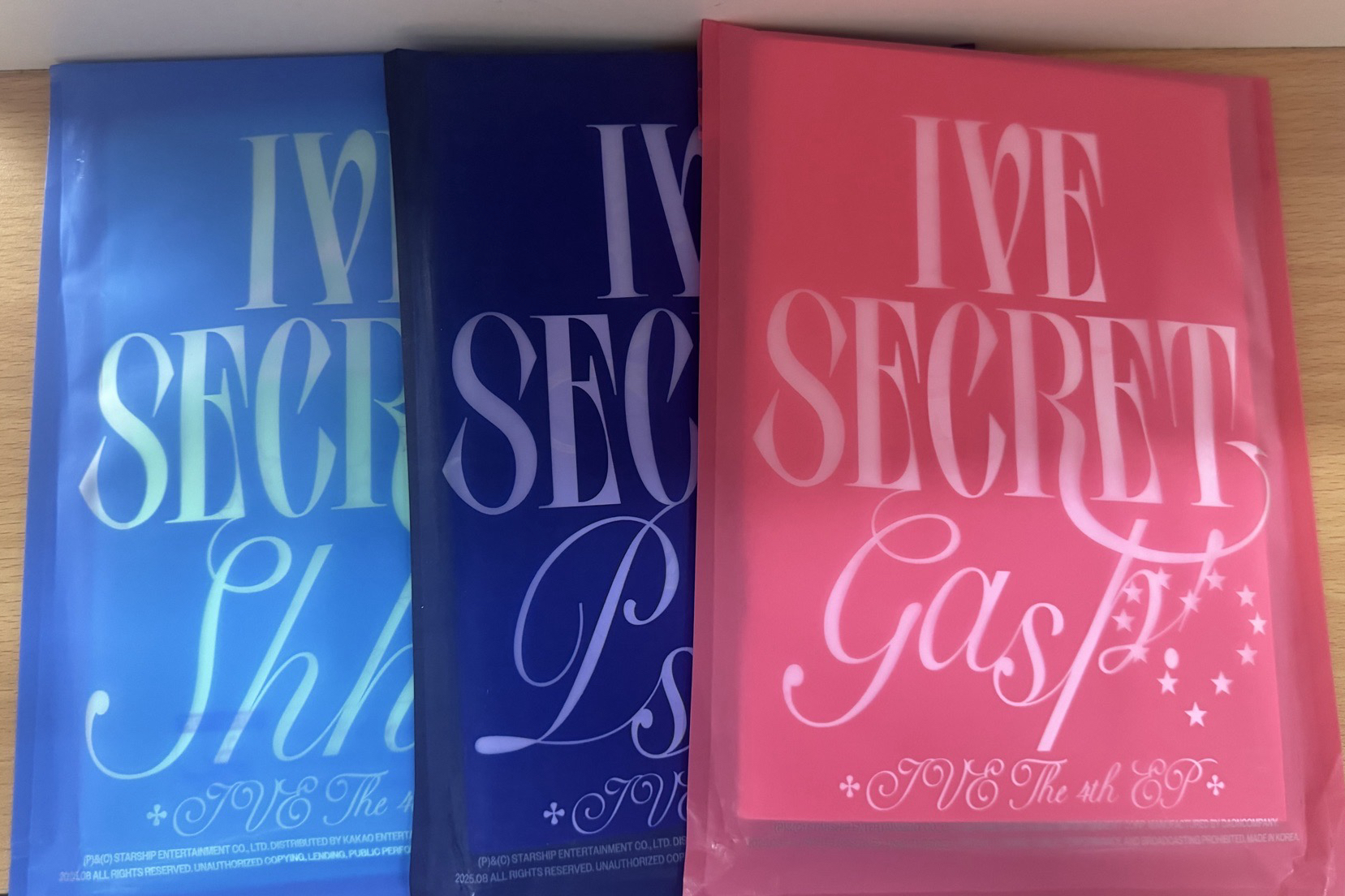 IVE Secret 未拆專PB版現貨一套三張