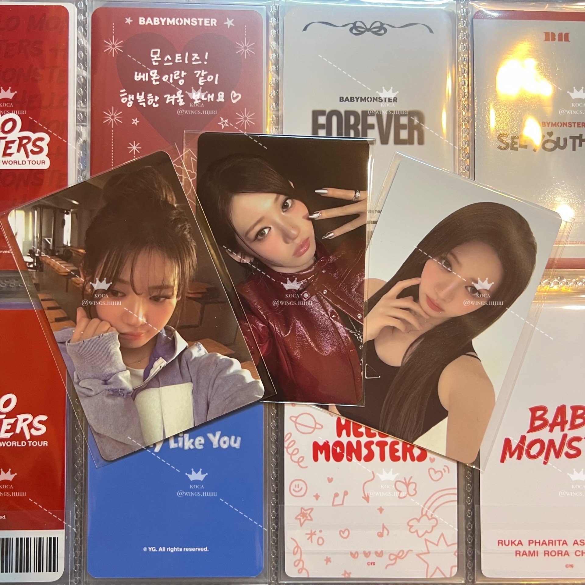 BABYMONSTER | wvs 春季幸運卡 | RORA 茶仁