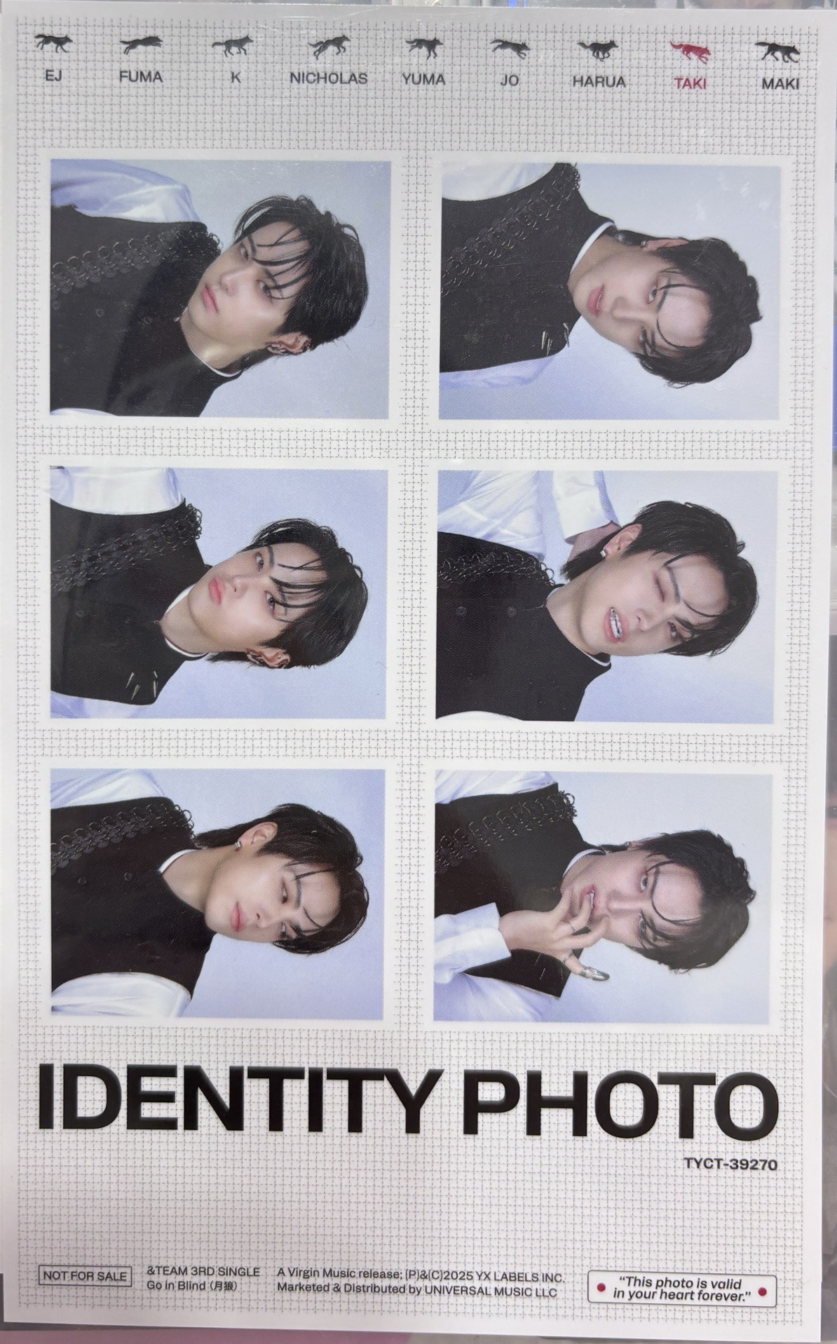 月狼 明信片 TAKI