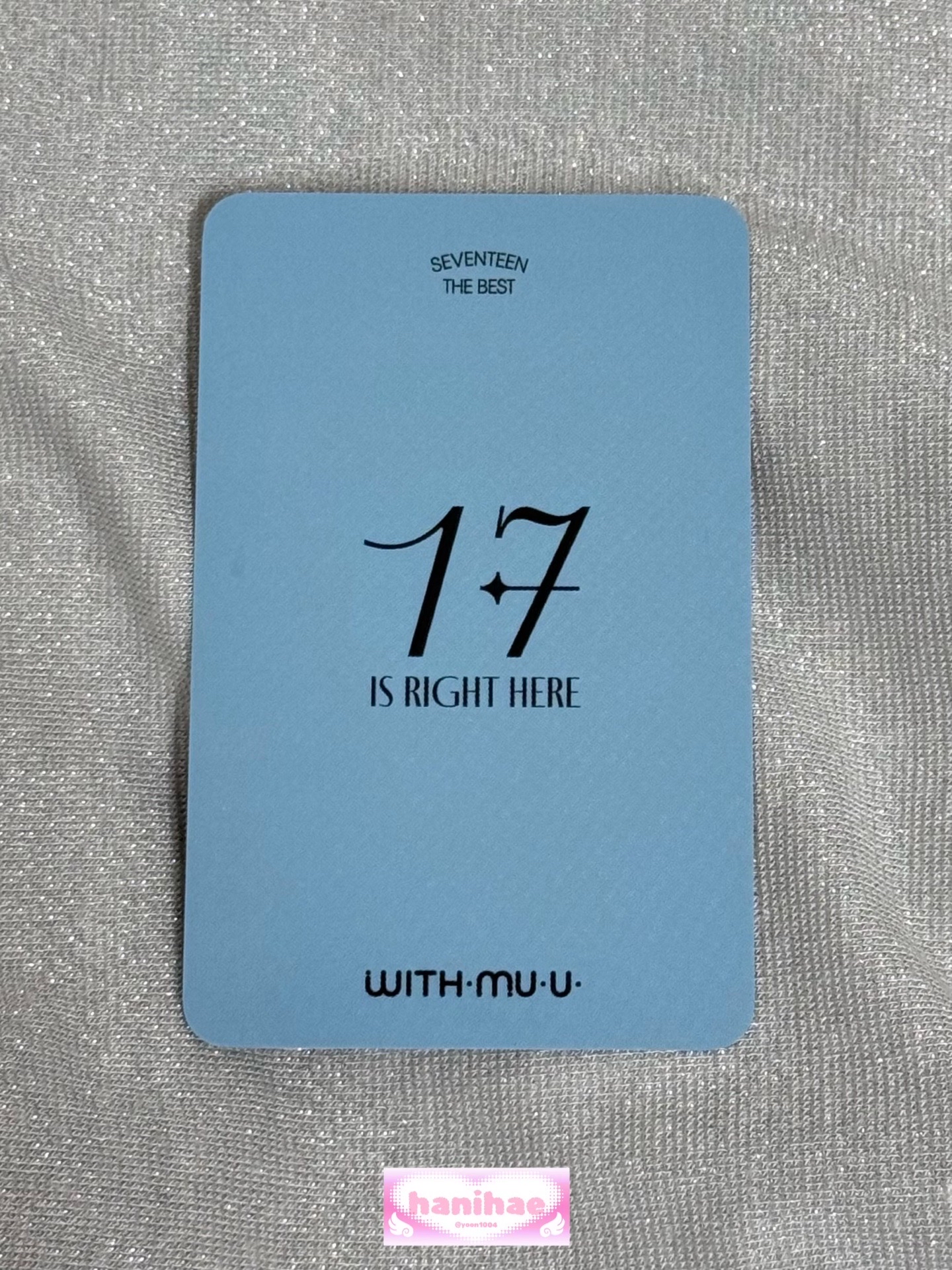 淨漢 精選專 wm線下特典卡