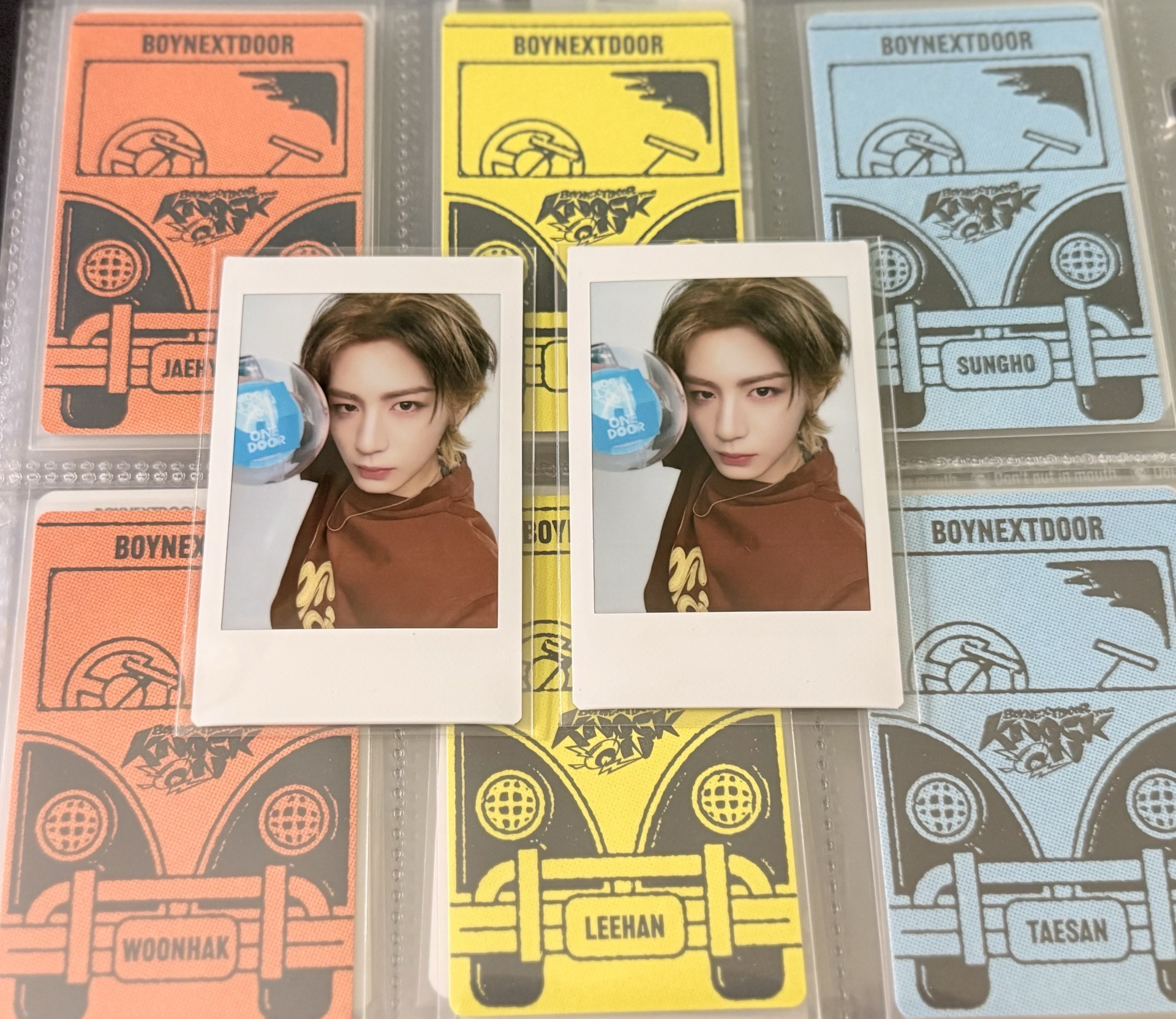 Knock On 巡迴 隨機卡 拍立得 手燈 5