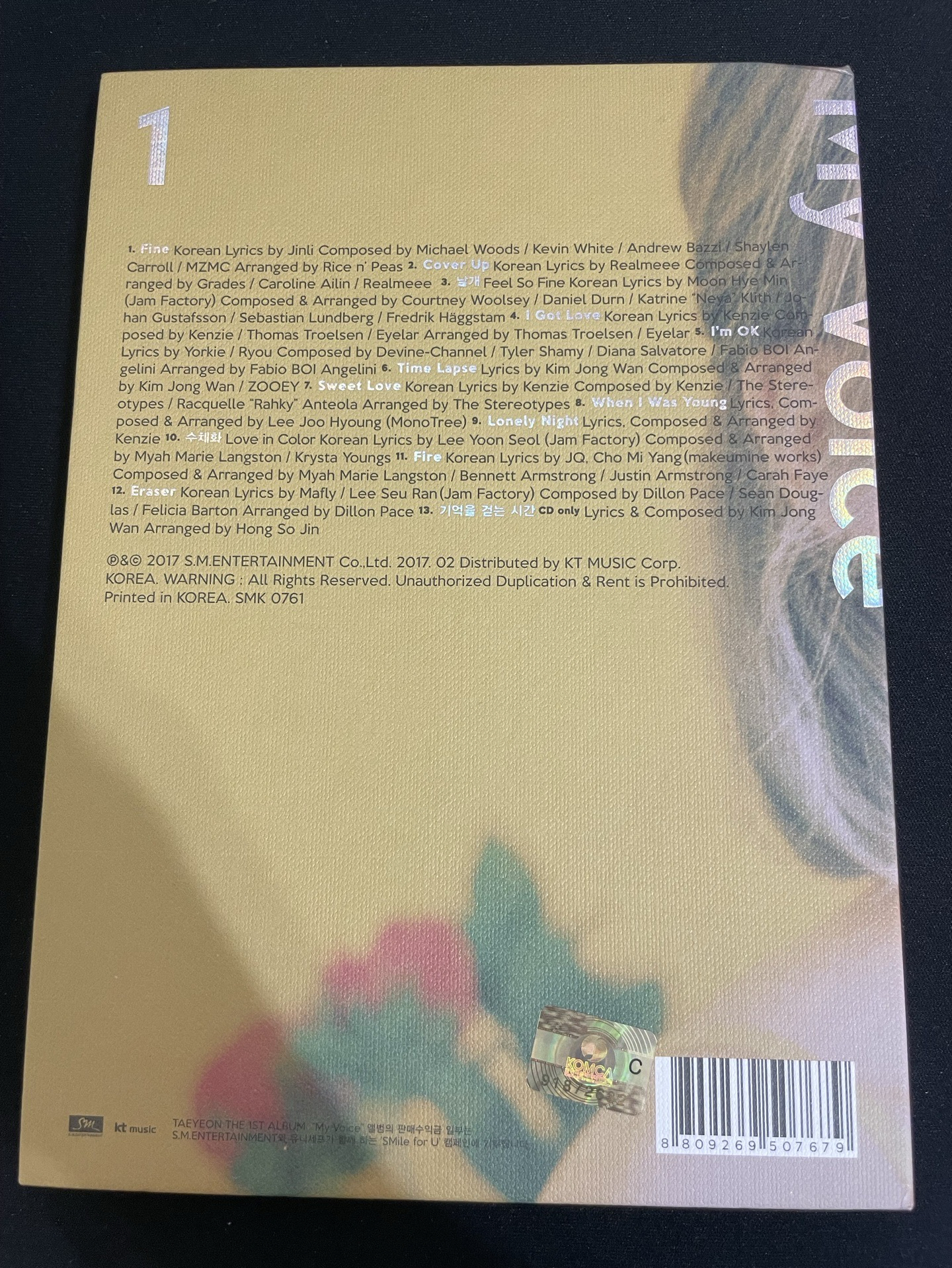 My voice 黃版 空專