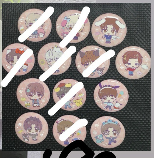 三麗鷗聯名徽章