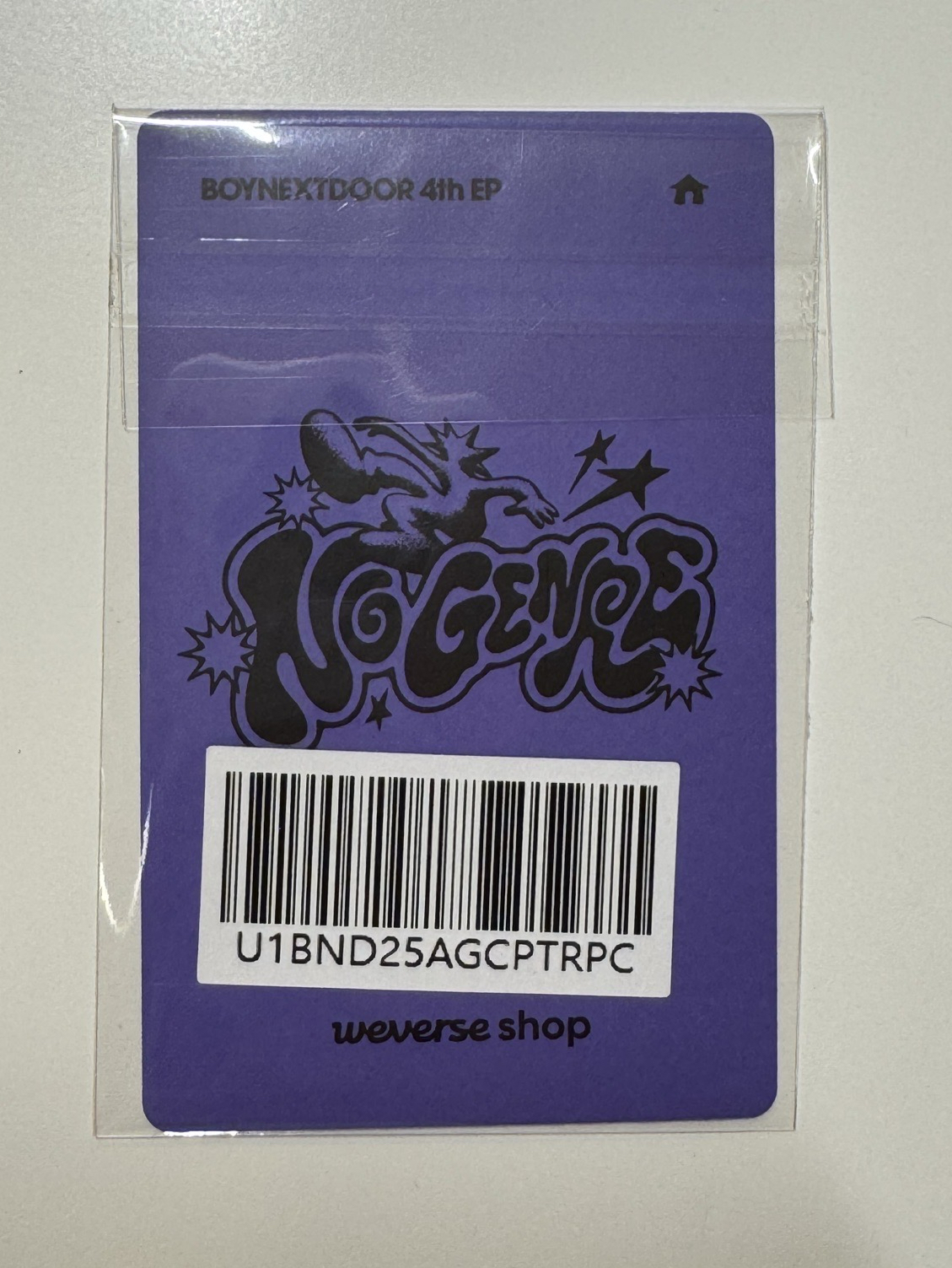 Riwoo No Genre wvs 單封 特典卡 