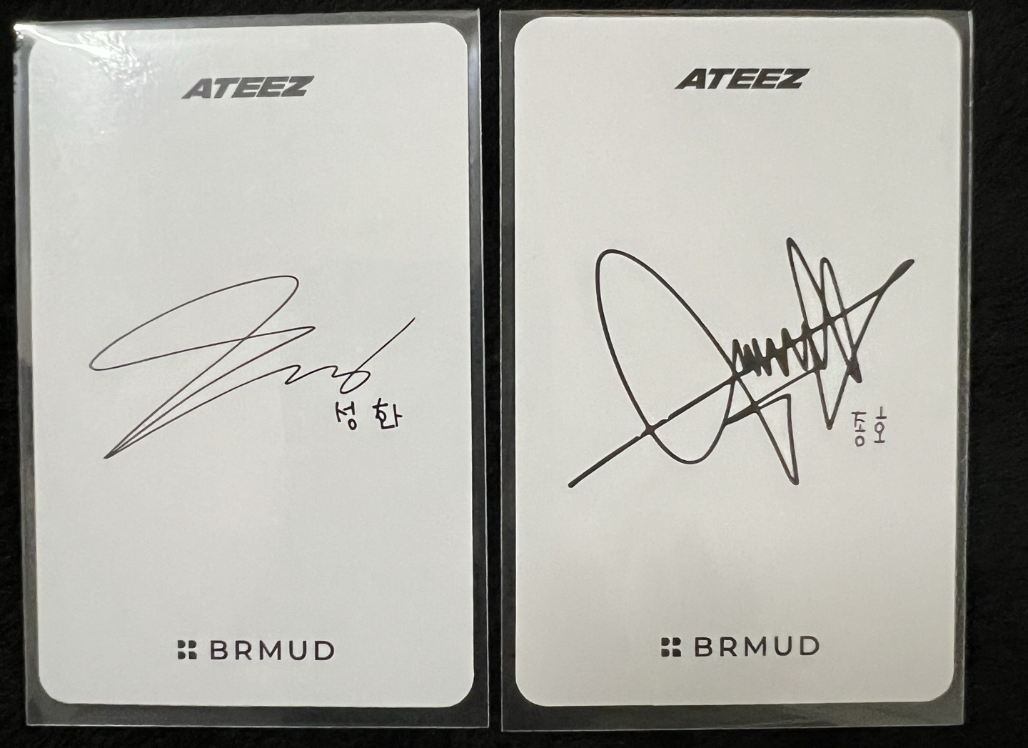 ATEEZ x BRMUD 代言卡  星鍾不拆
