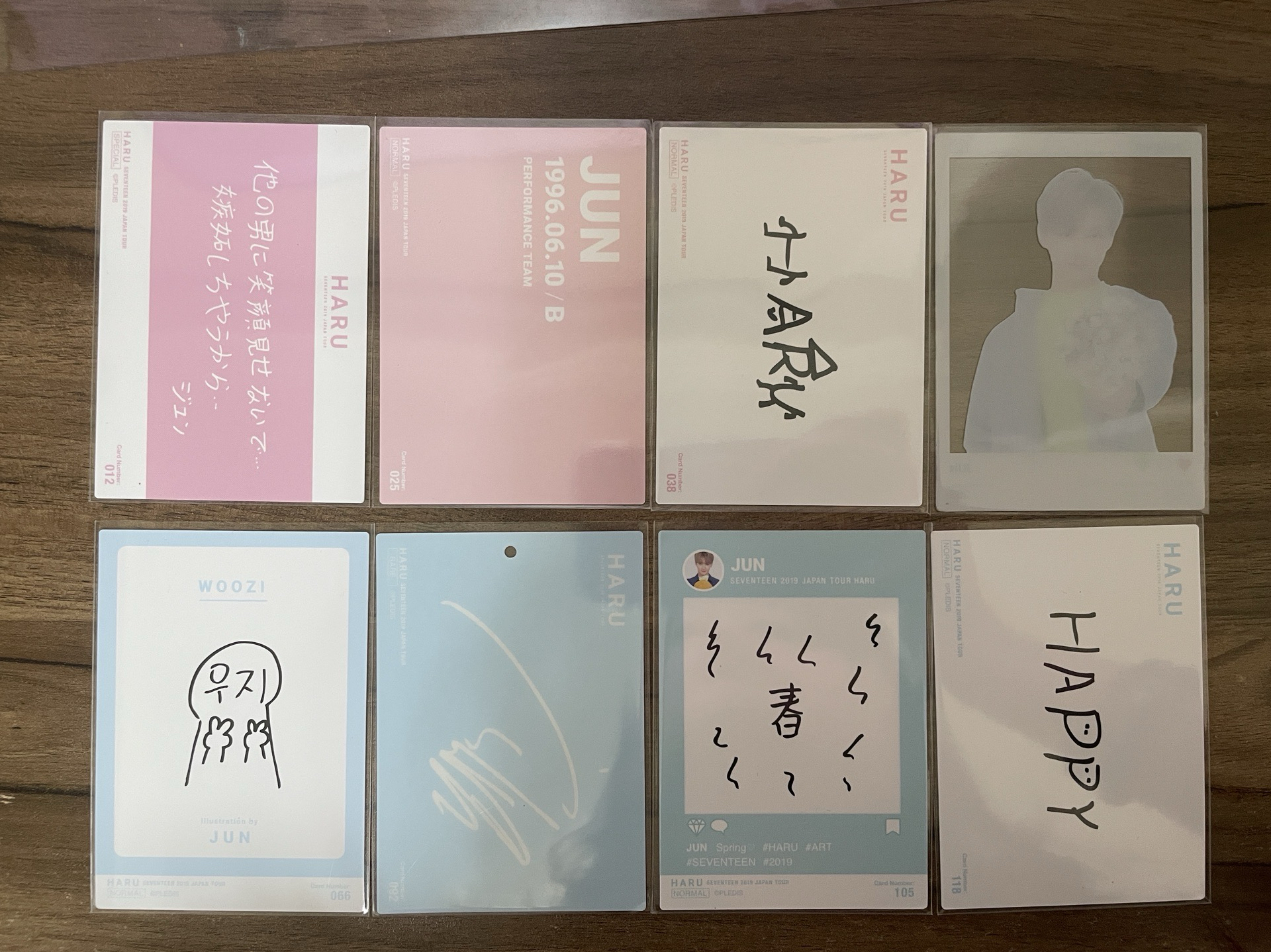 Jun Haru 日周卡 8張一組