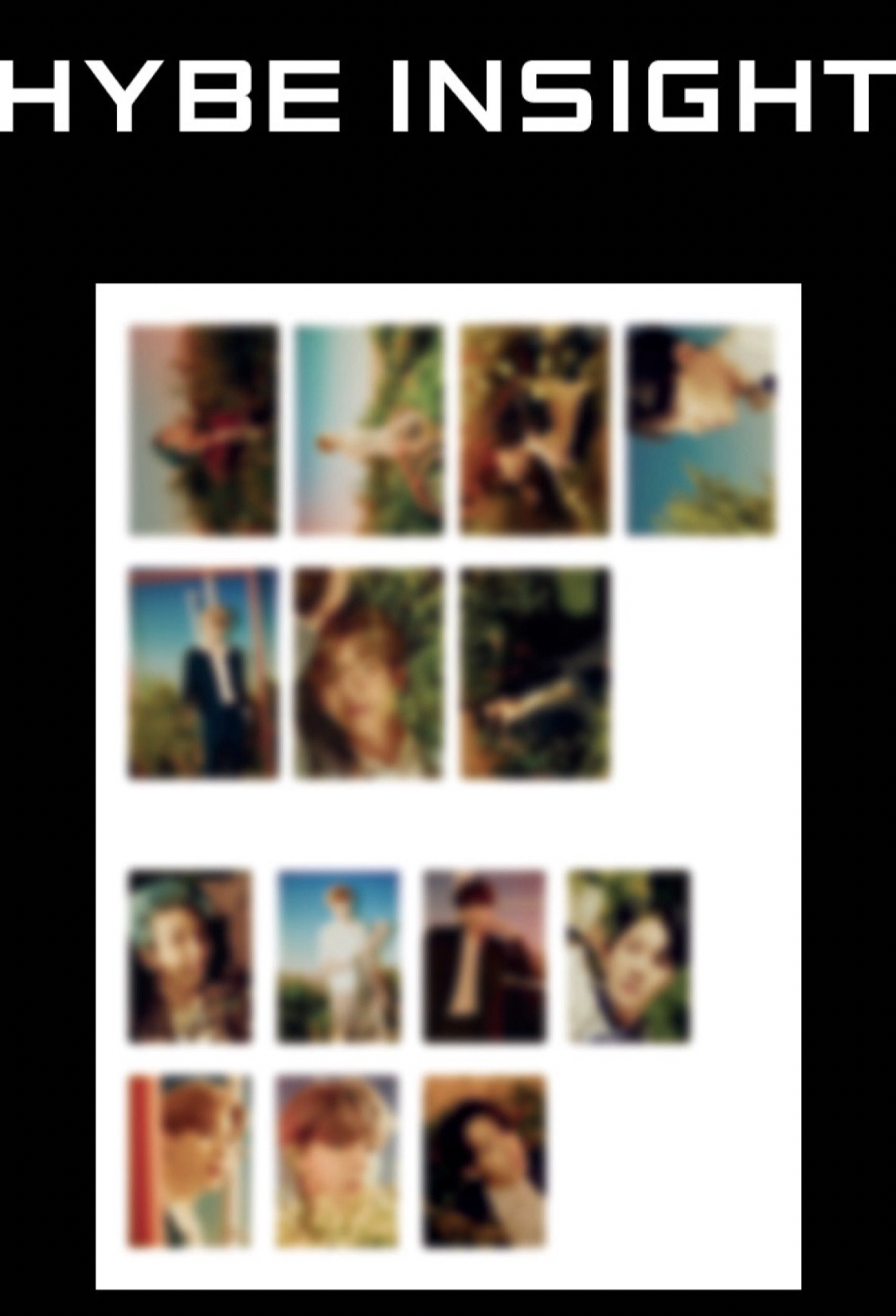 BTS 防彈少年團 Hybe Insight 海報 拆售