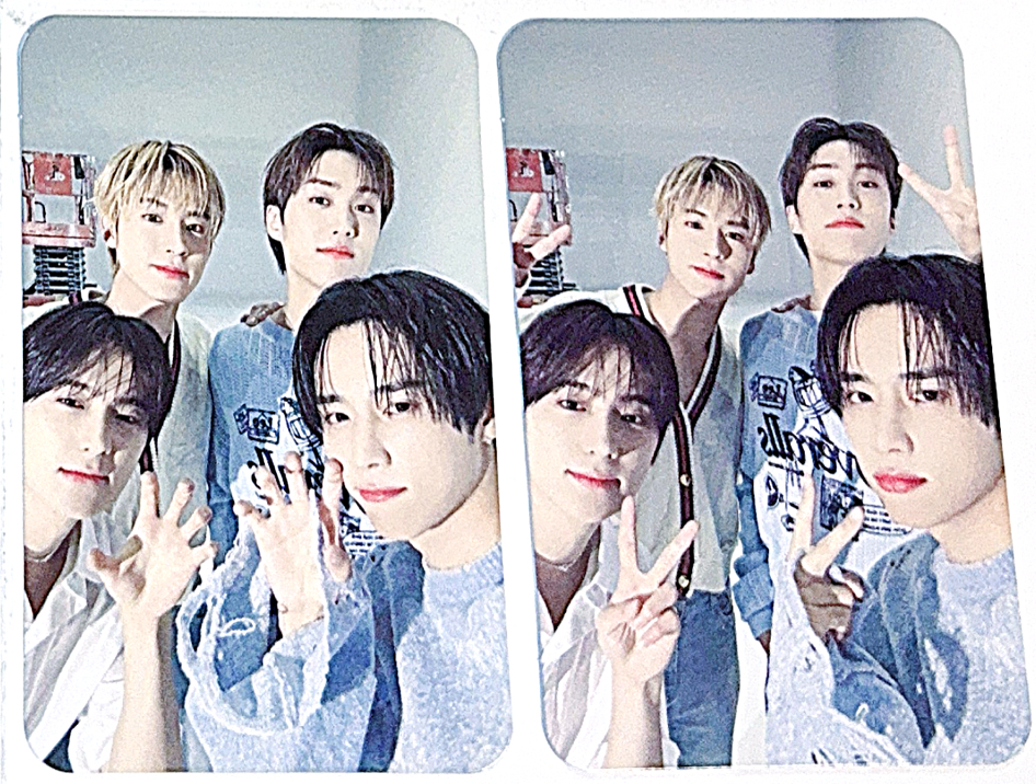 日場四人卡 2張 （兩張不同姿勢）