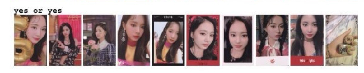 Yes or yes 子瑜專卡