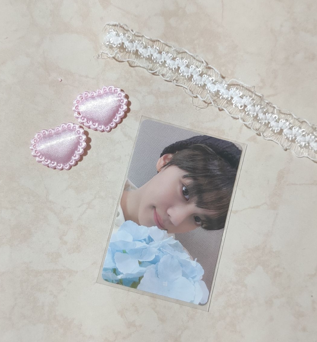 迷三 k4特典卡 拿花