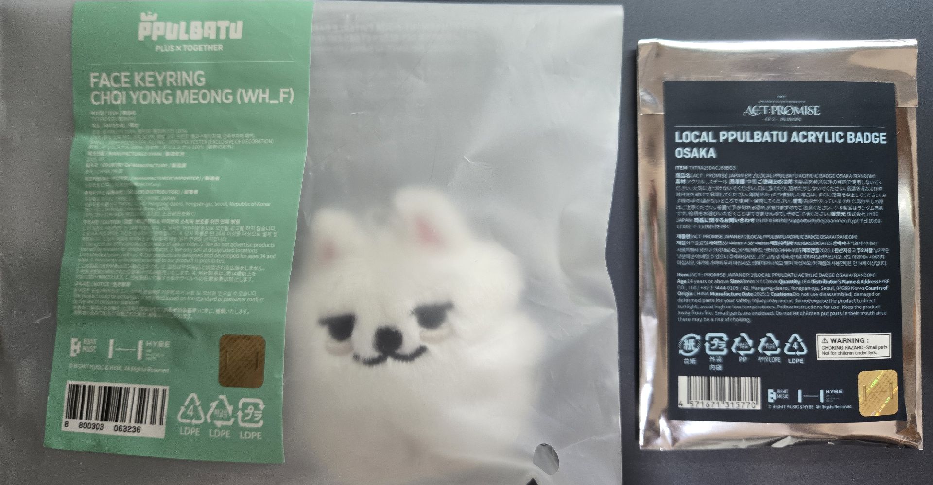 TXT大頭勇猛+大阪場隨機未拆章魚燒徽章