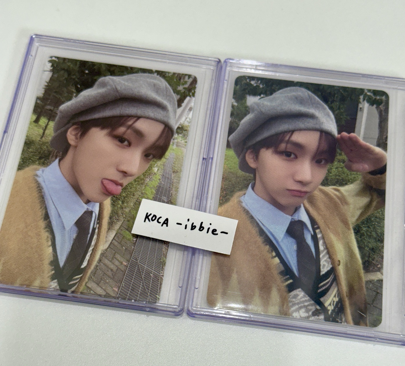 × BOYNEXTDOOR 金雲鶴 直播卡 sw幸運卡 敬禮雲 吐舌雲 嘔吐鼠王2.0 標價為一套兩張