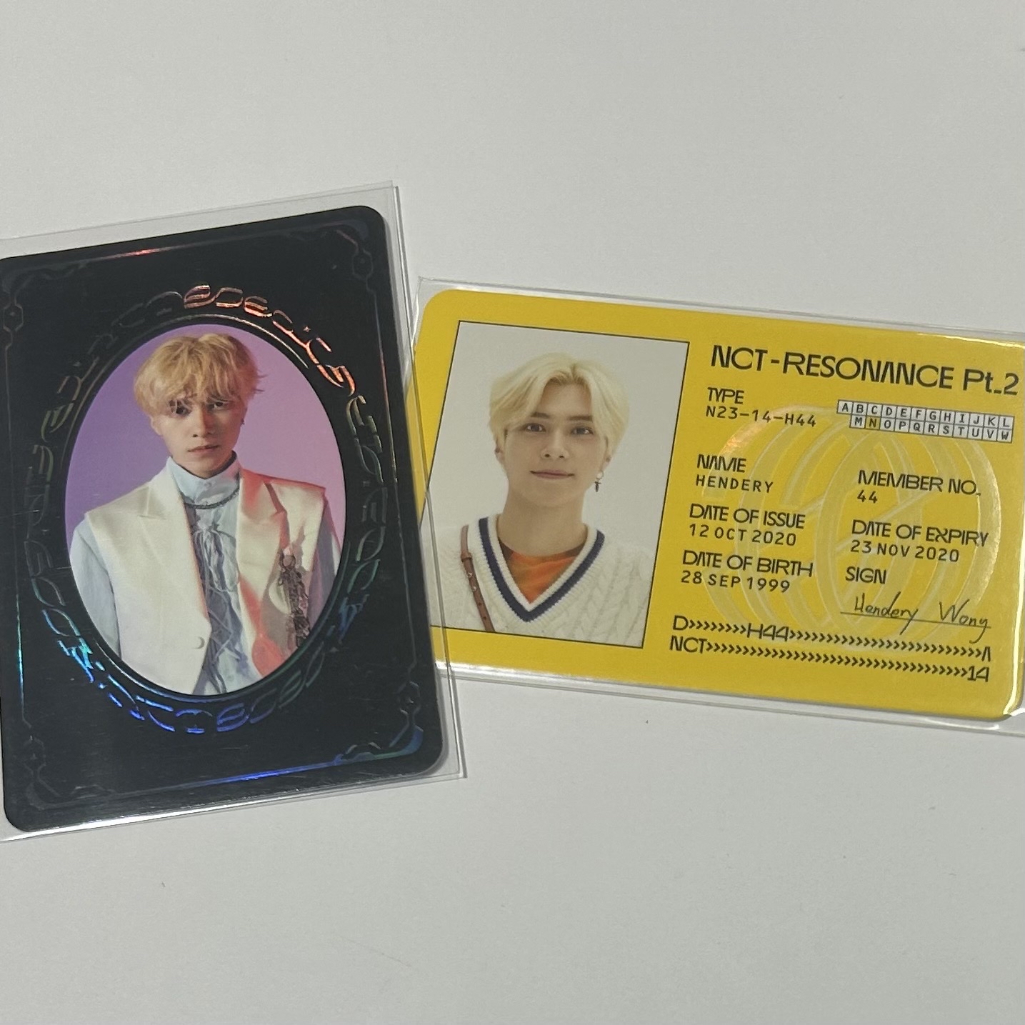 黃冠亨 NCT 2020 大隊專輯卡