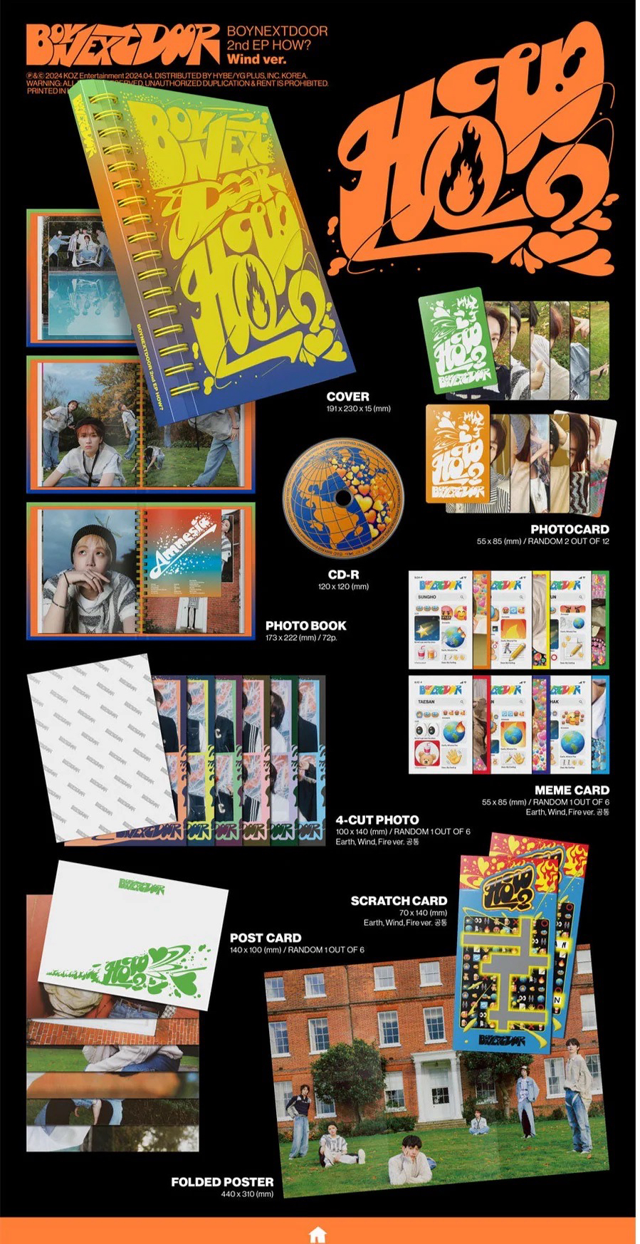 Wind ver. 專輯配置