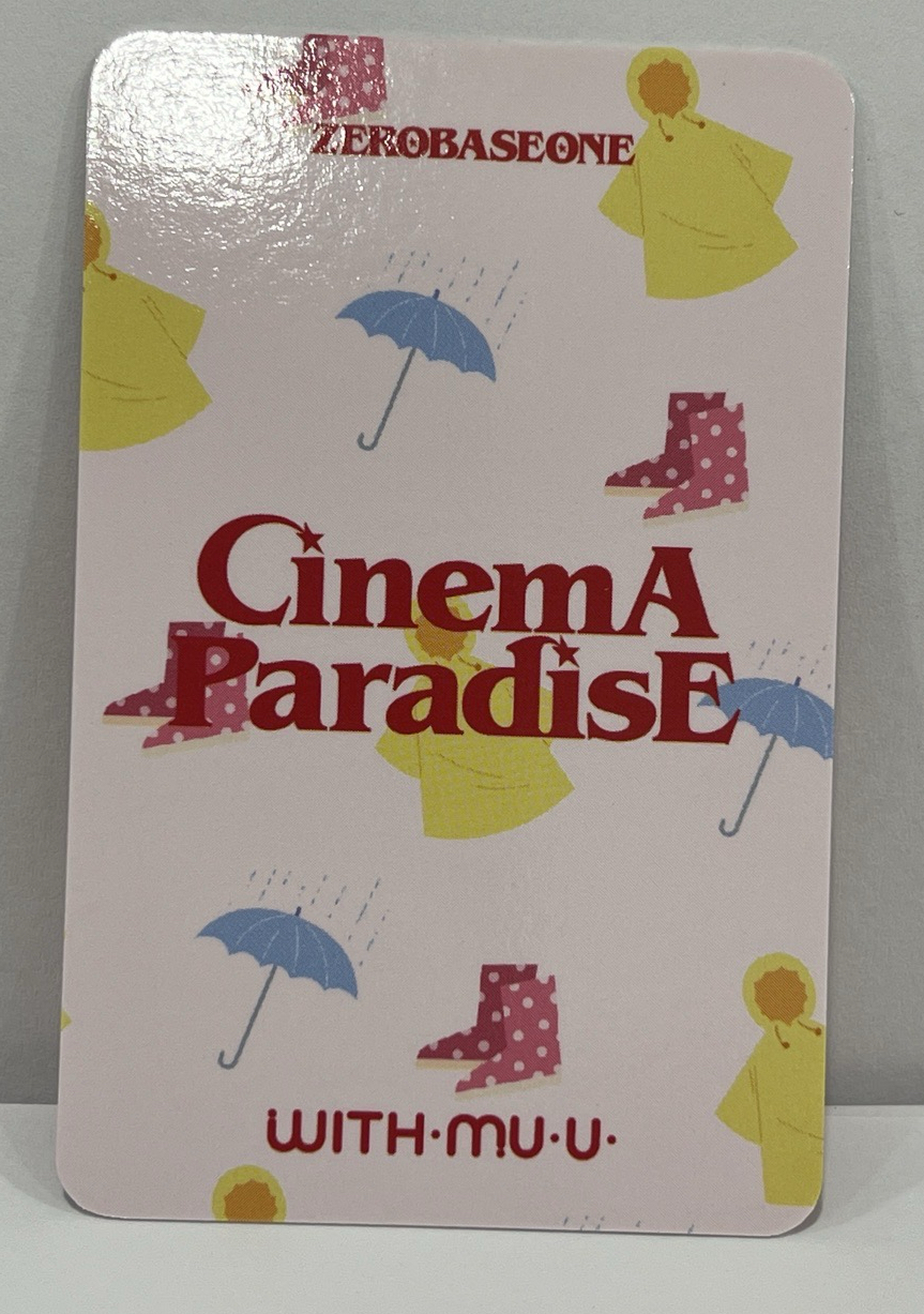 SUNG HANNIN 迷四 wm 幸運卡 雨衣