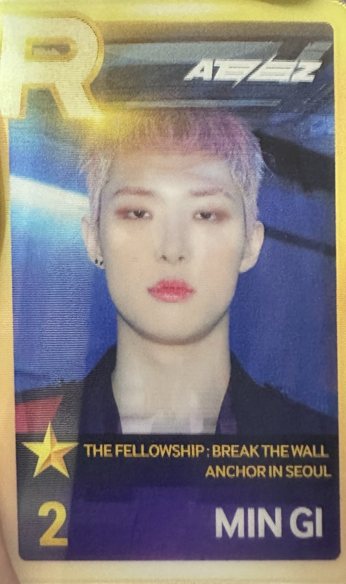 旼琦 THE FELLOWSHIP : BREAK THE WALL 安可場 SSA光柵卡