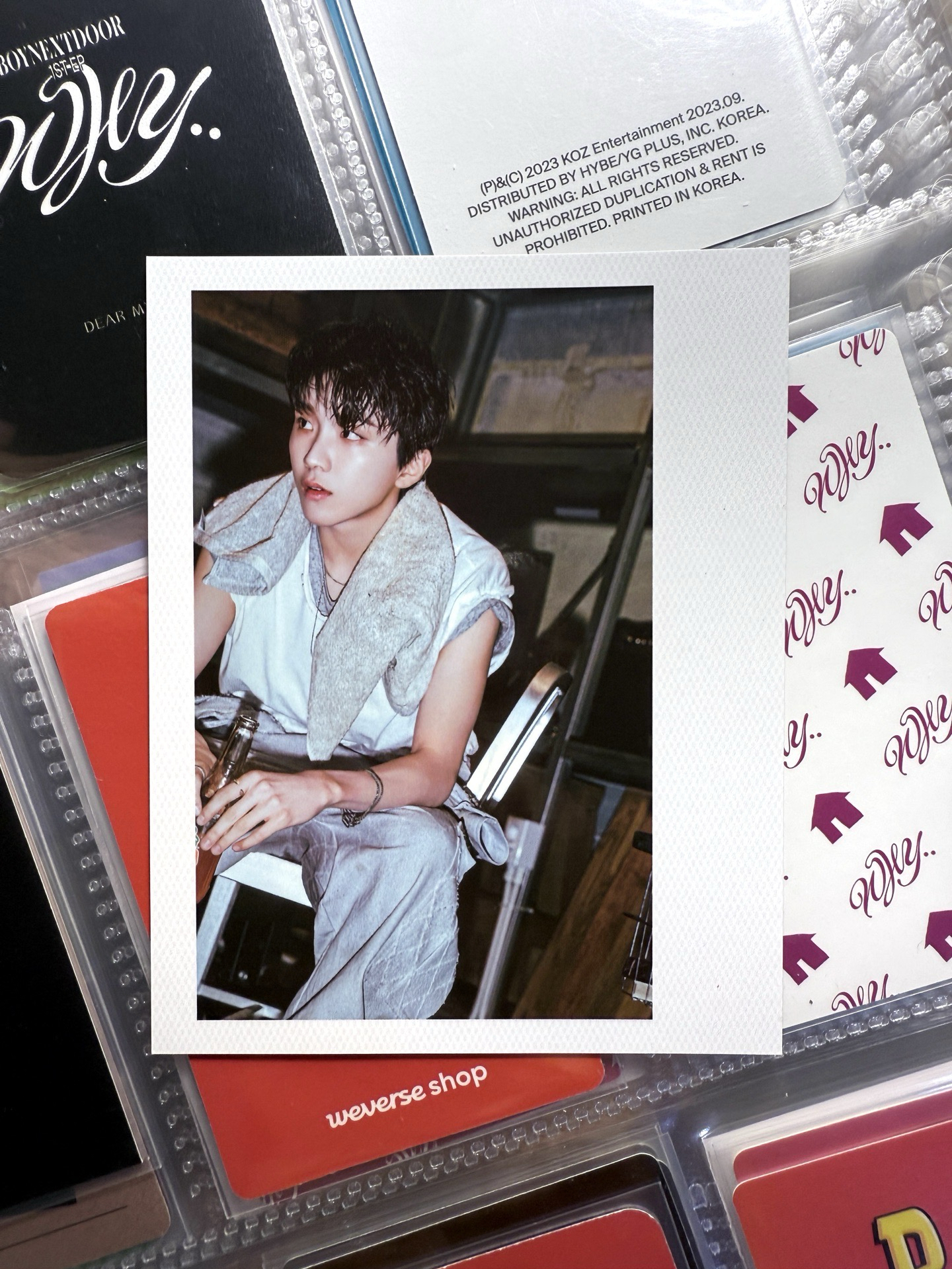 ❇️ No Genre md 特典卡 拍立得造型