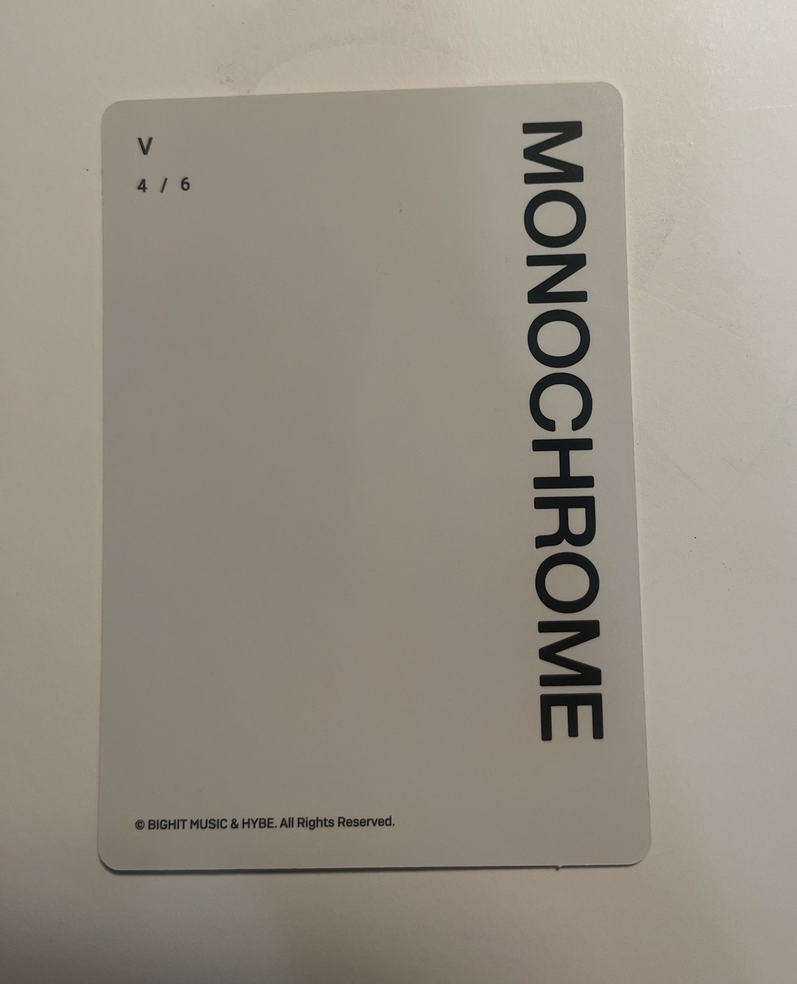 MONOCHROME 隨機卡