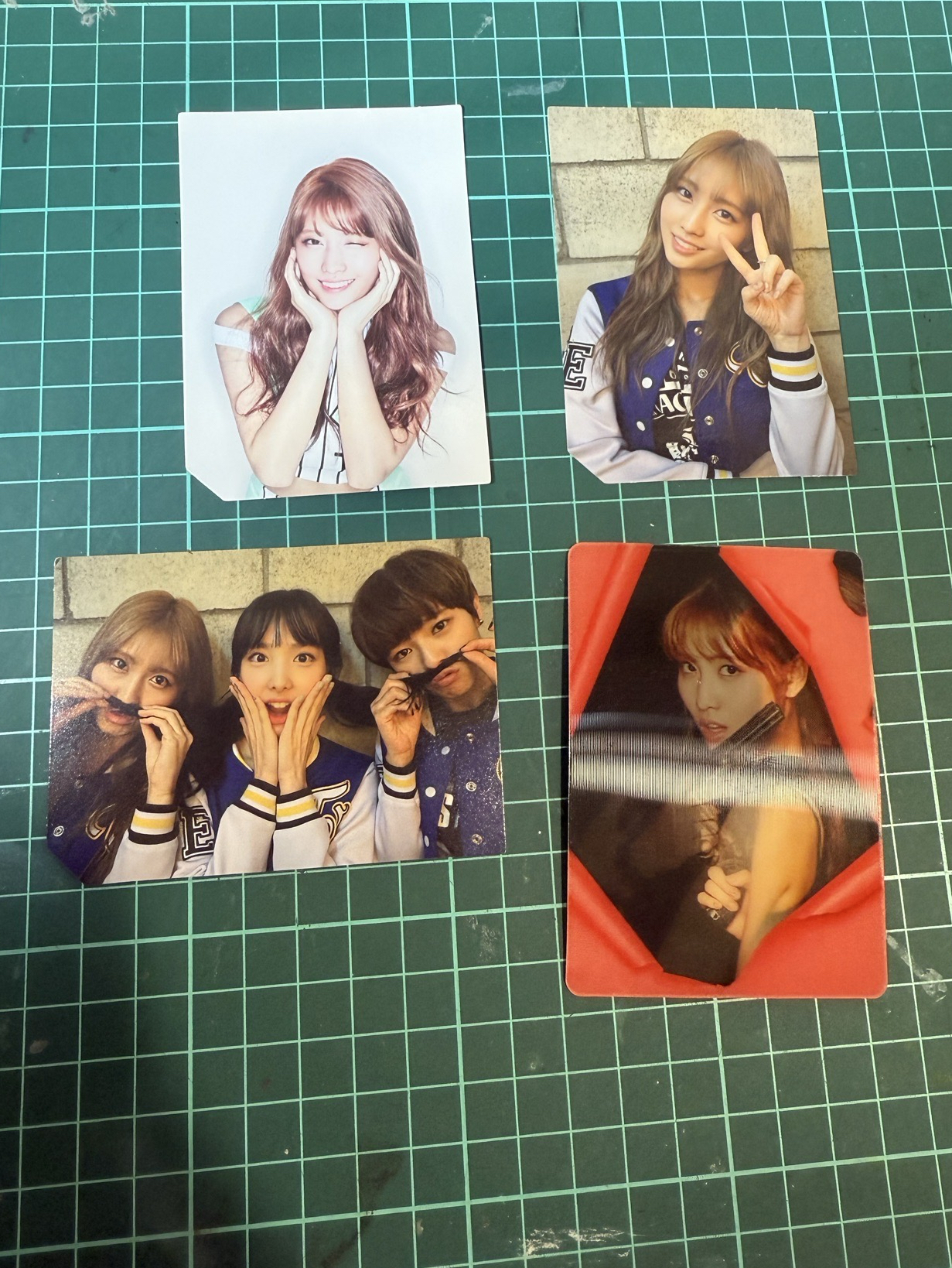 PAGE TWO TWICE MOMO小盤 娜璉定延桃子三人卡 整圖出