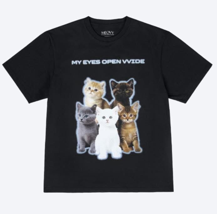 Meovv黑版T-shirt周邊