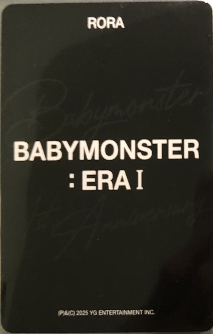 一週年寫真卡含明信片 RORA