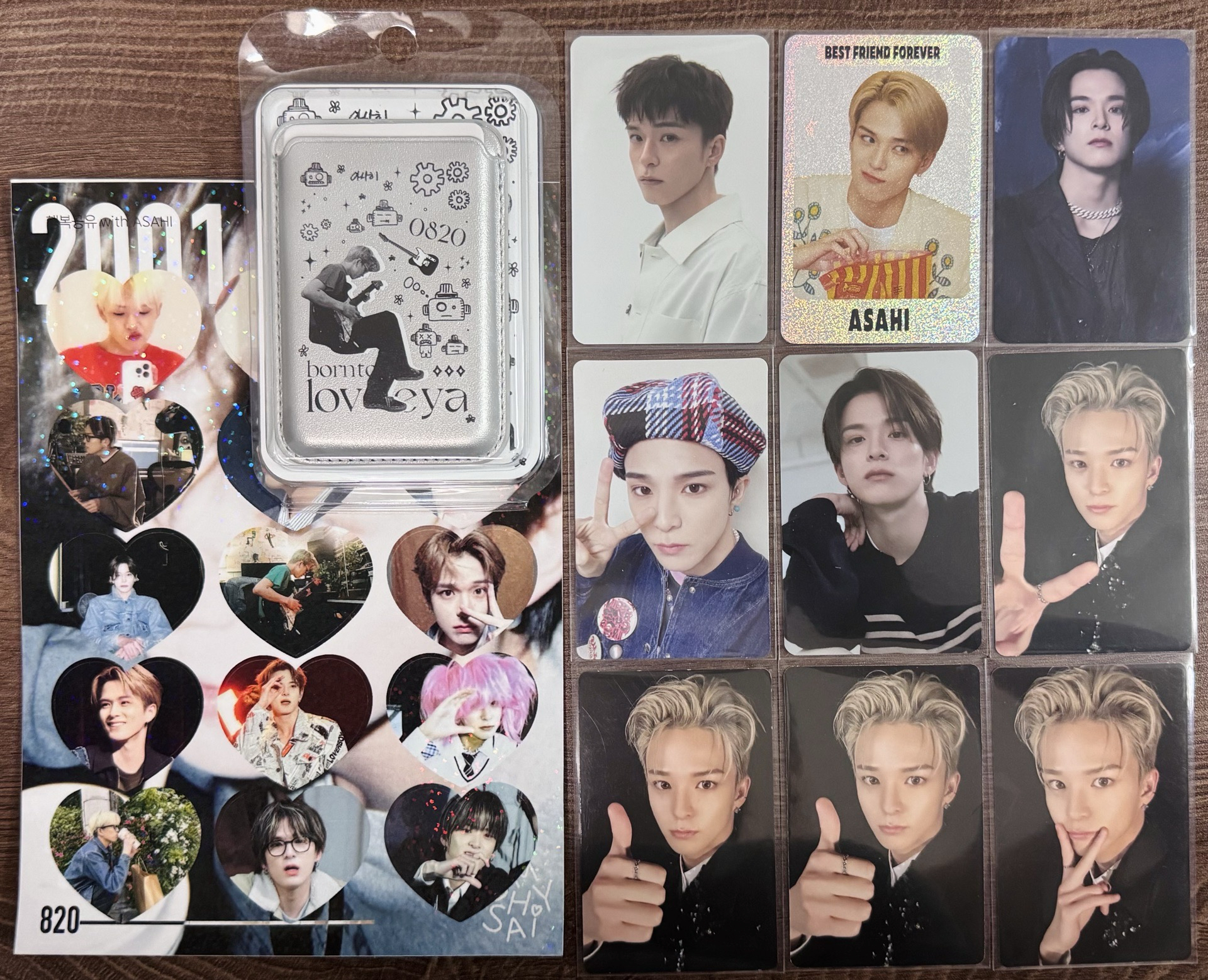 Asahi磁吸卡套+小卡