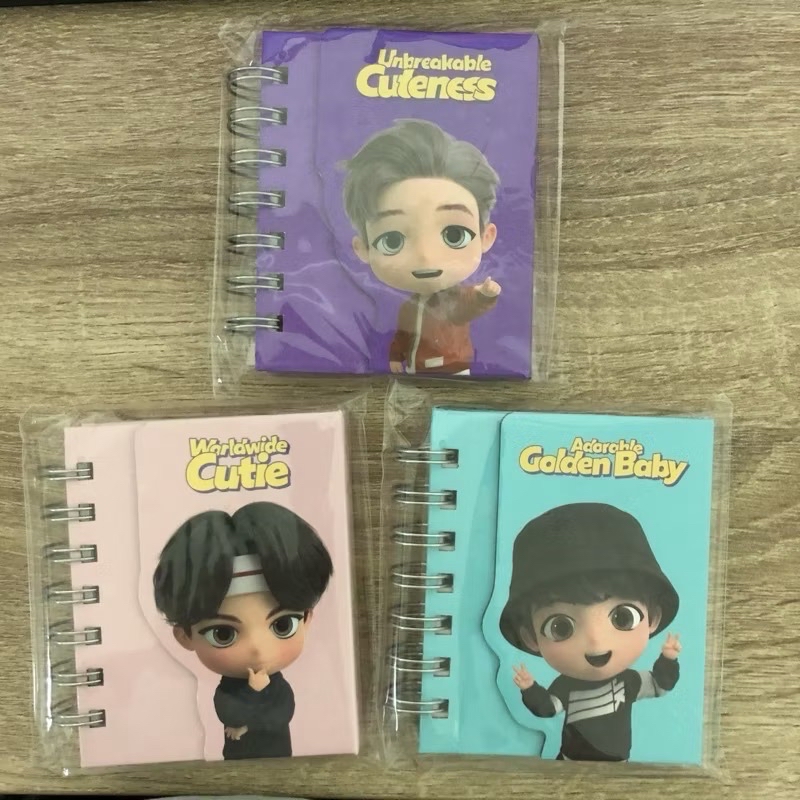 BTS 防彈少年團 Tinytan 小筆記本 便條紙 mic drop