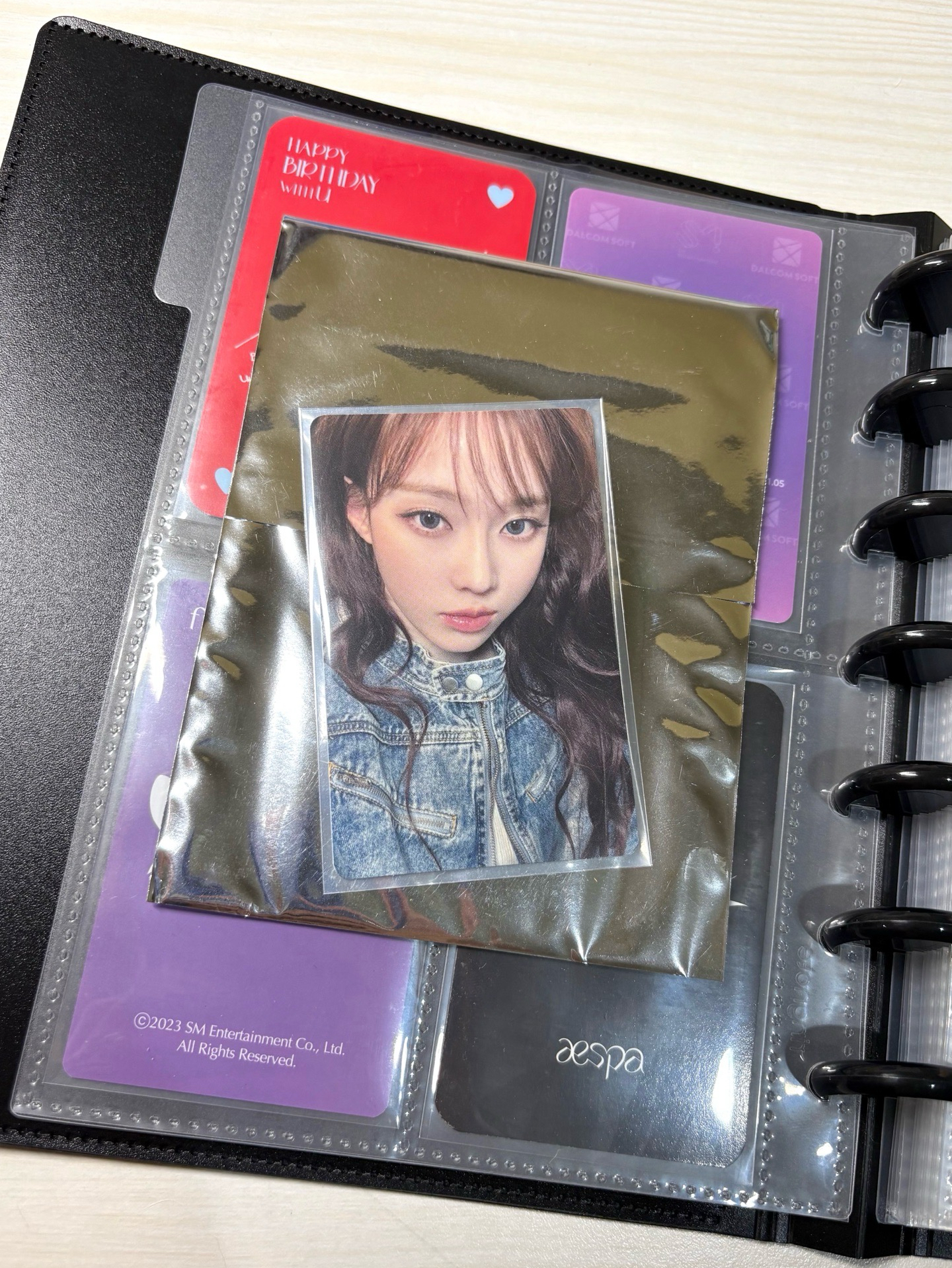 aespa winter 日本fm滿額卡 牛仔冬