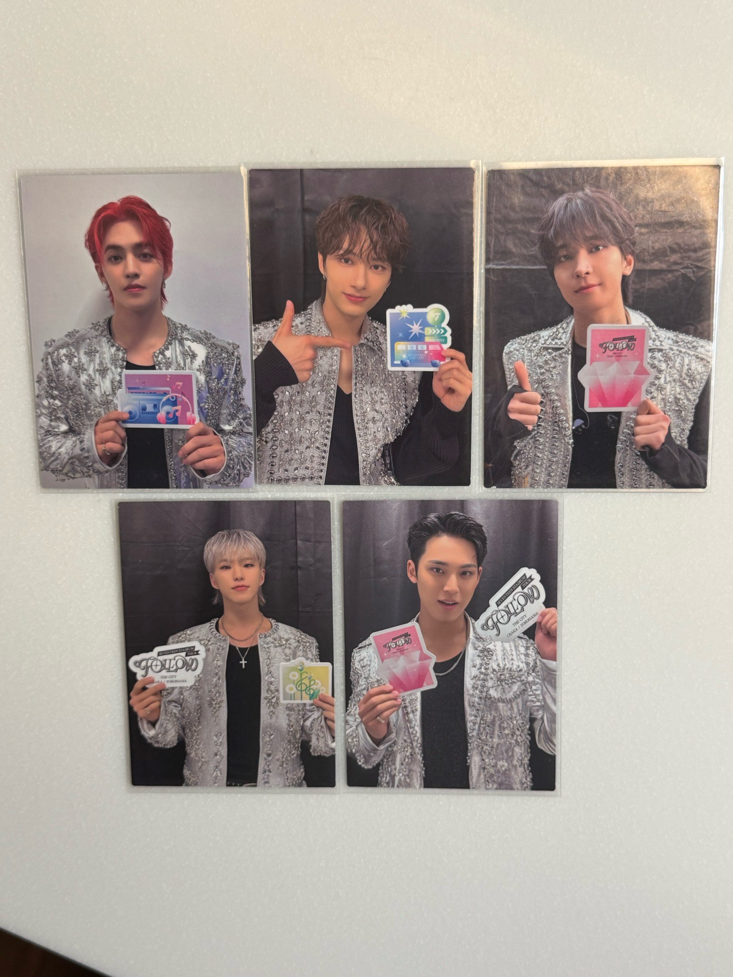 ⚡️SEVENTEEN Follow Again 安可 演唱會 日本 集章卡 小卡 全圓佑 崔勝哲 權順榮