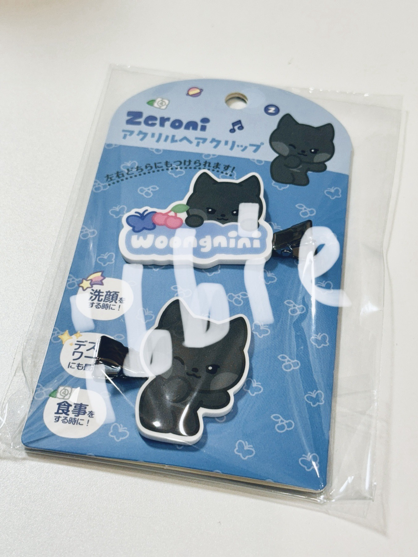 ZB1 ZEROBASEONE ZERONI 金地雄 Woongnini 髮夾 全新未拆封