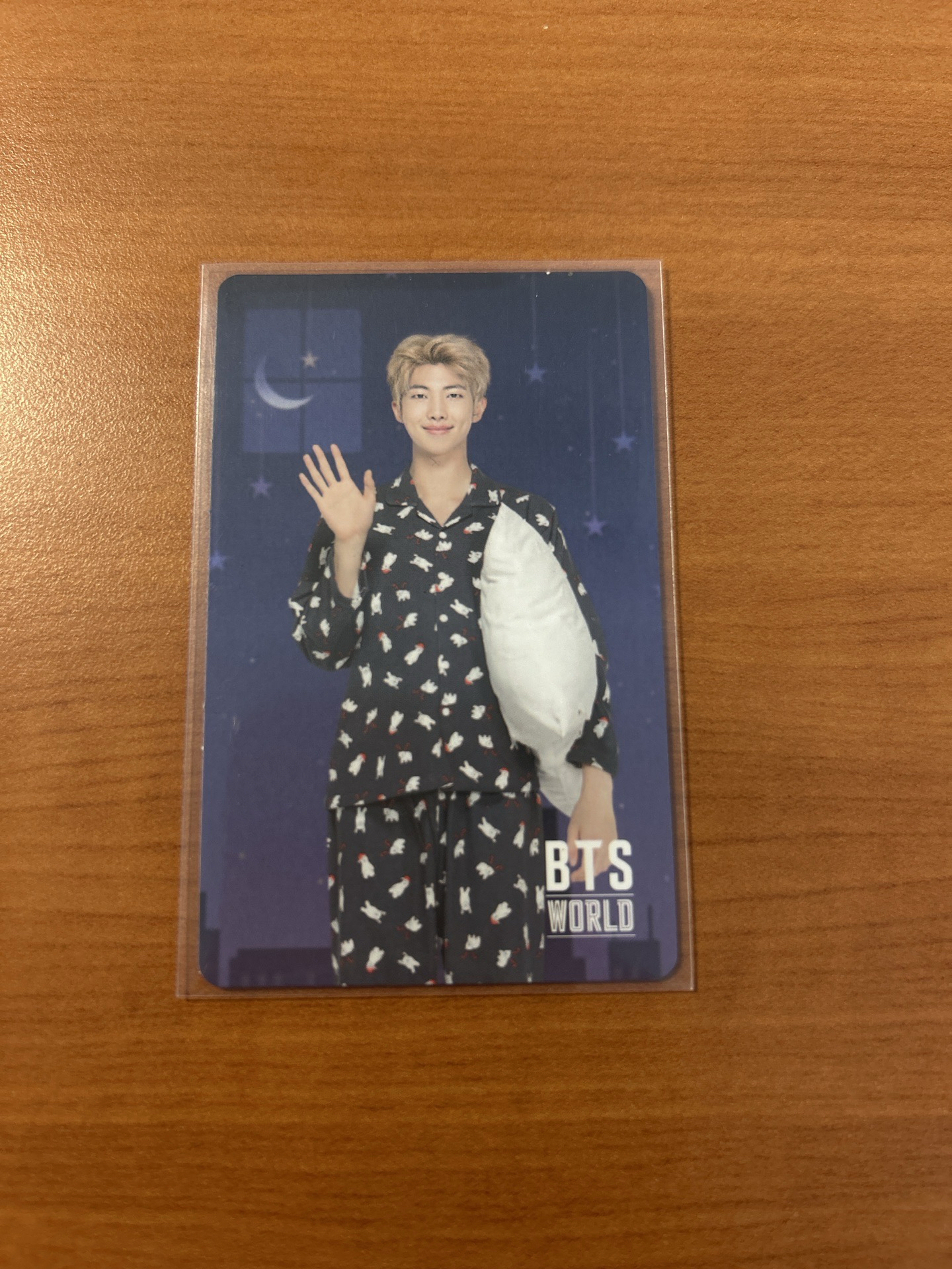 BTS WORLD OST專輯卡 睡衣卡 RM （卡背髒污、可看對光）