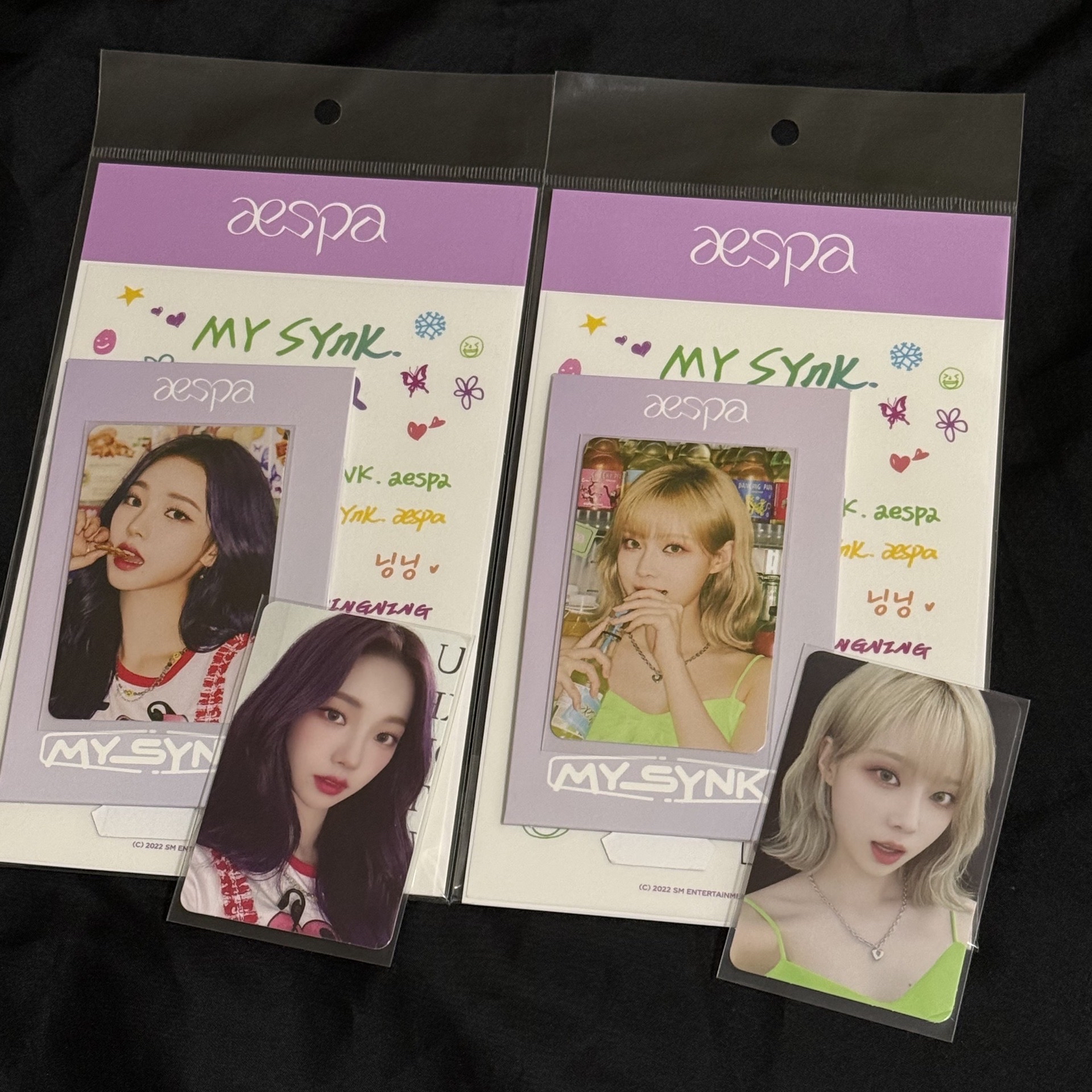 aespa My Synk 相框小卡組｜KARINA WINTER