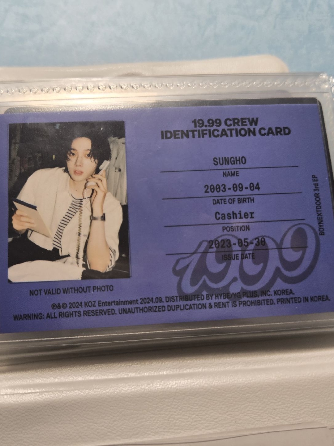 boynextdoor id卡一套