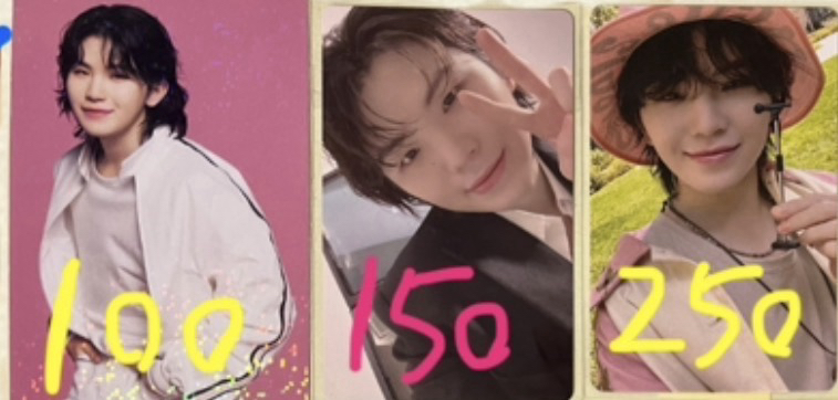 三張一起400$（已售KOCA