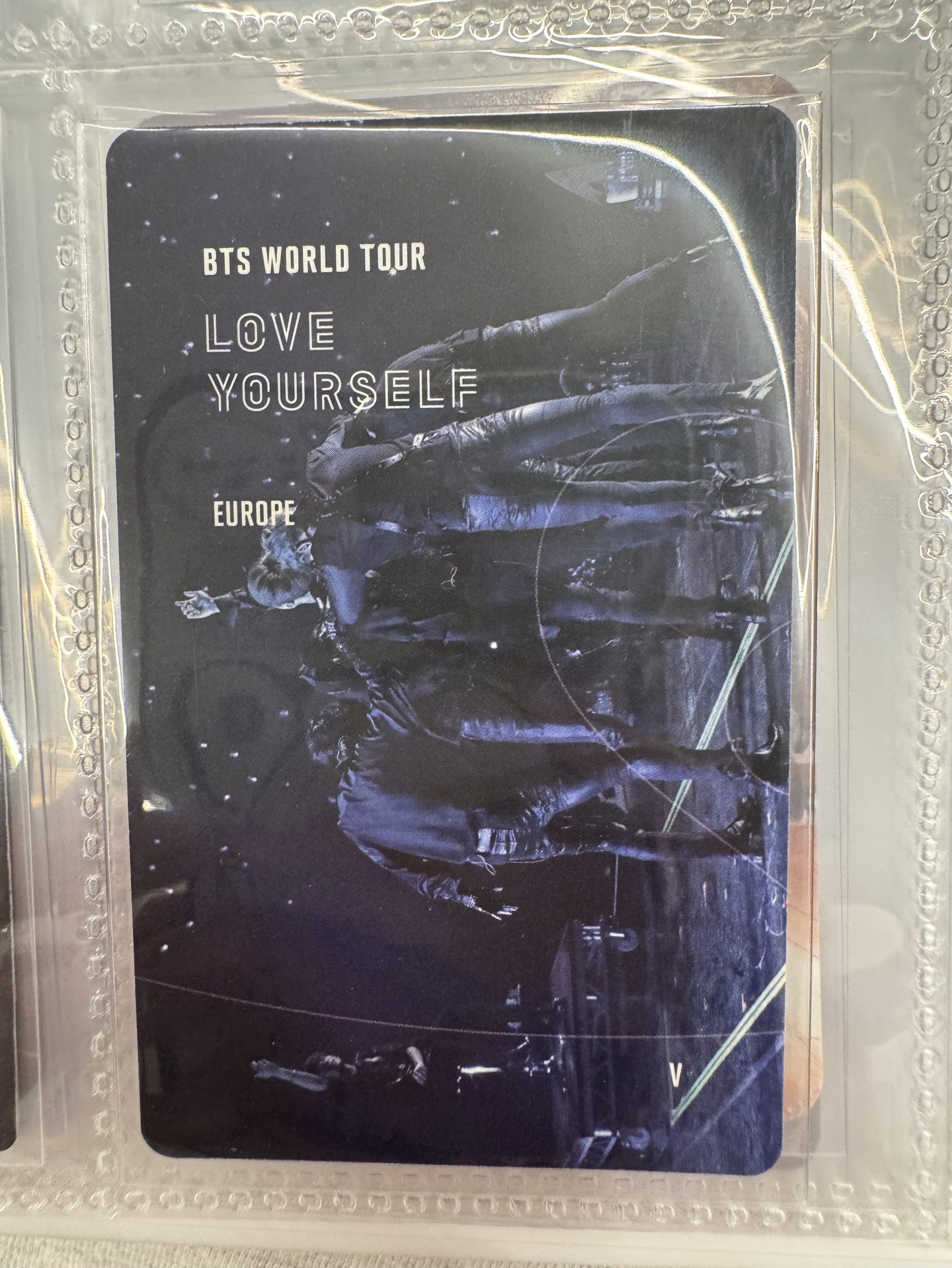 BTS 防彈少年團 金泰亨 V 歐洲藍光 小卡 歐藍泰