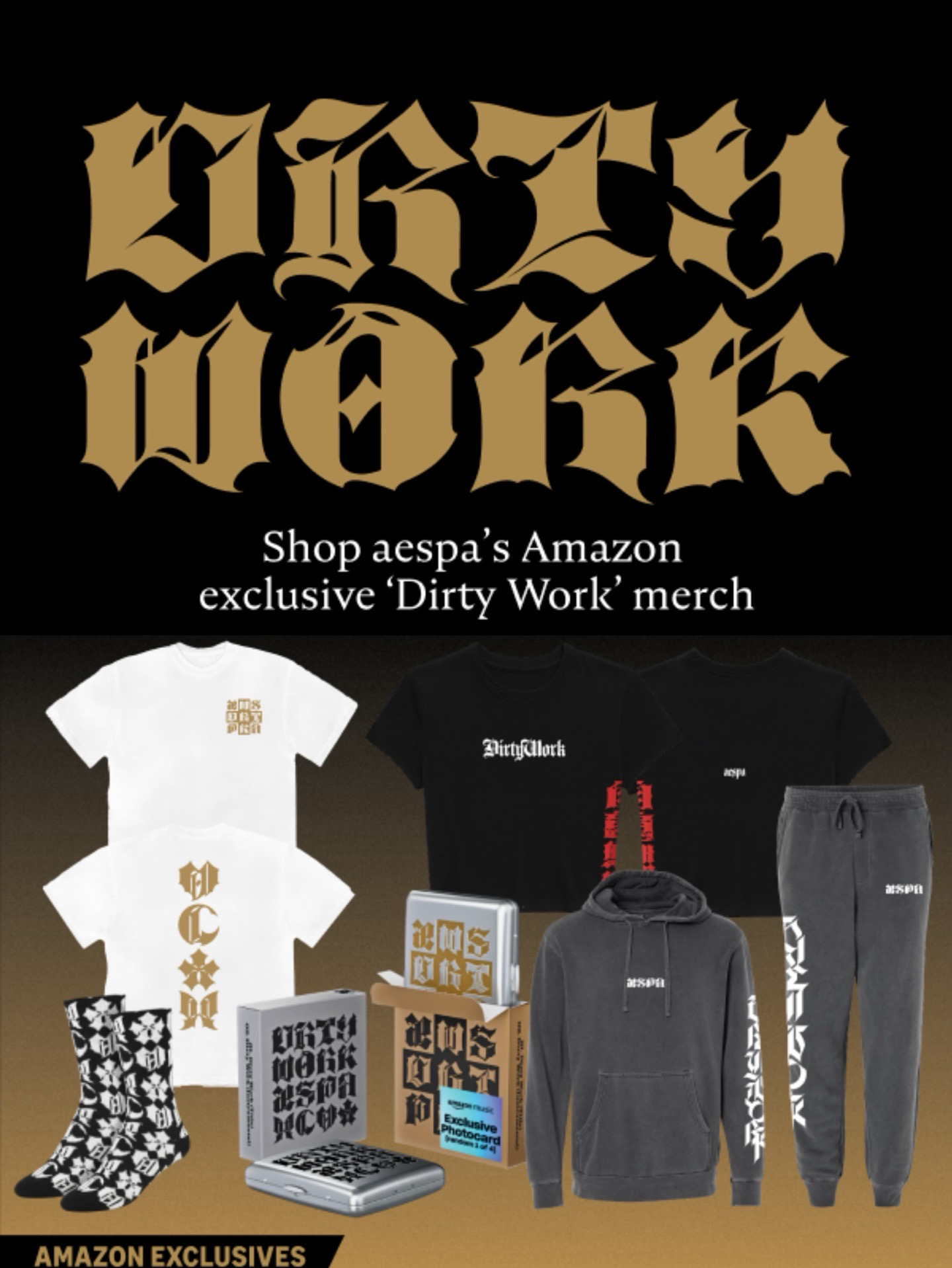 aespa Amazon Exclusive merch 