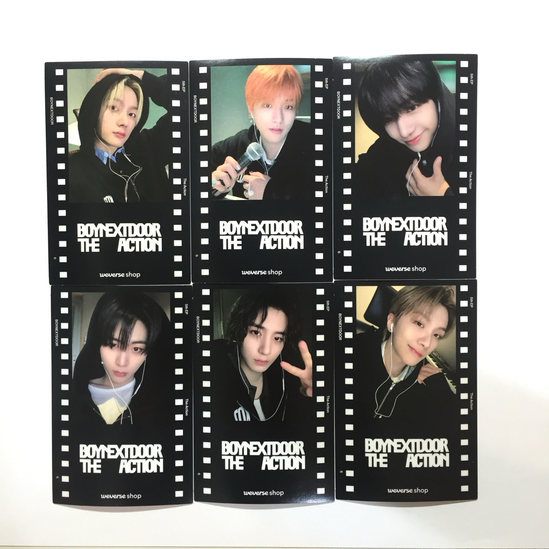 Boynextdoor the action WVS貼紙特典