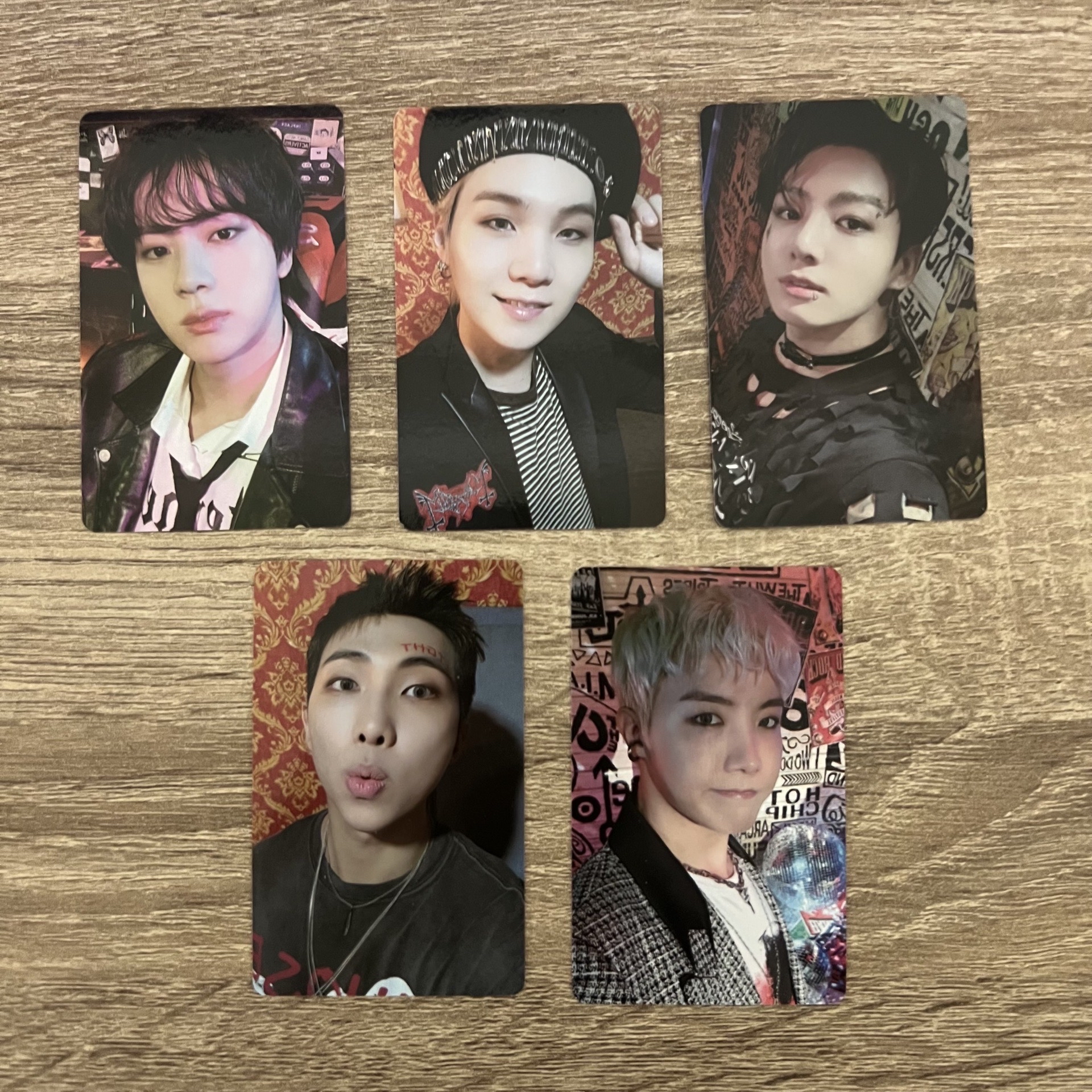 BTS 防彈少年團 2022 年曆 固配 小卡 玧其SUGA